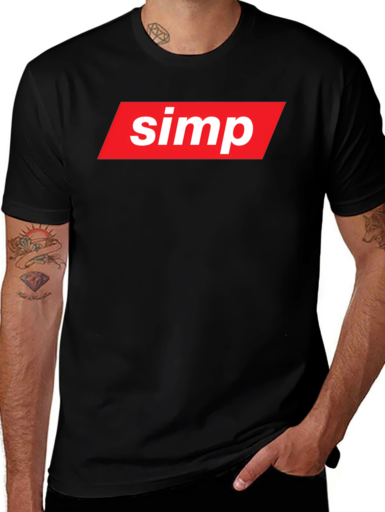 Variant 16 of Simp Graphic Tee - Bold Streetwear Style