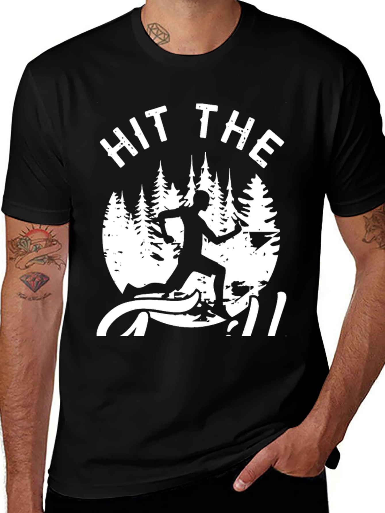 Hit the Trail T-Shirt - Running Design