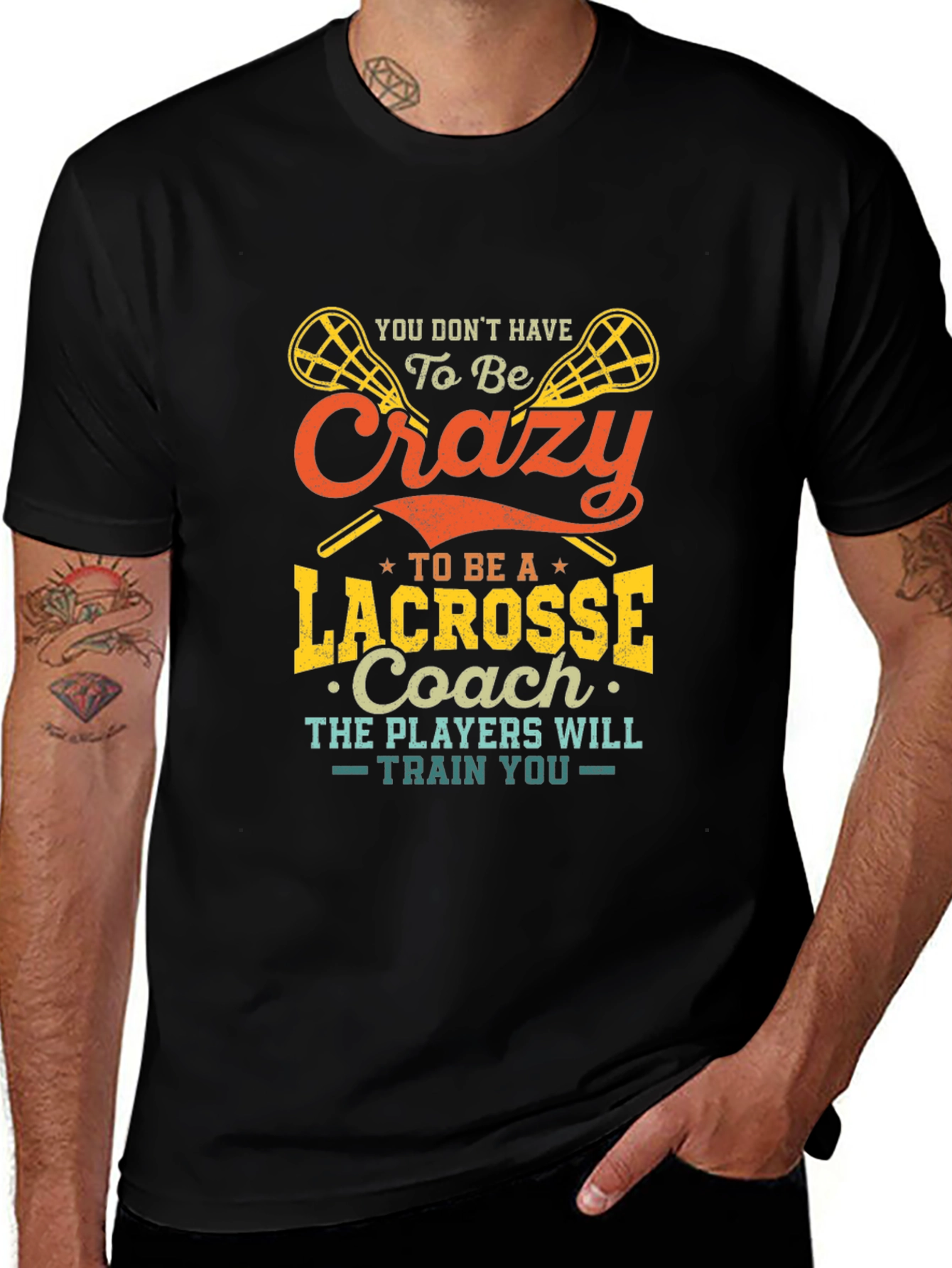 Lacrosse Coach Crazy T-Shirt