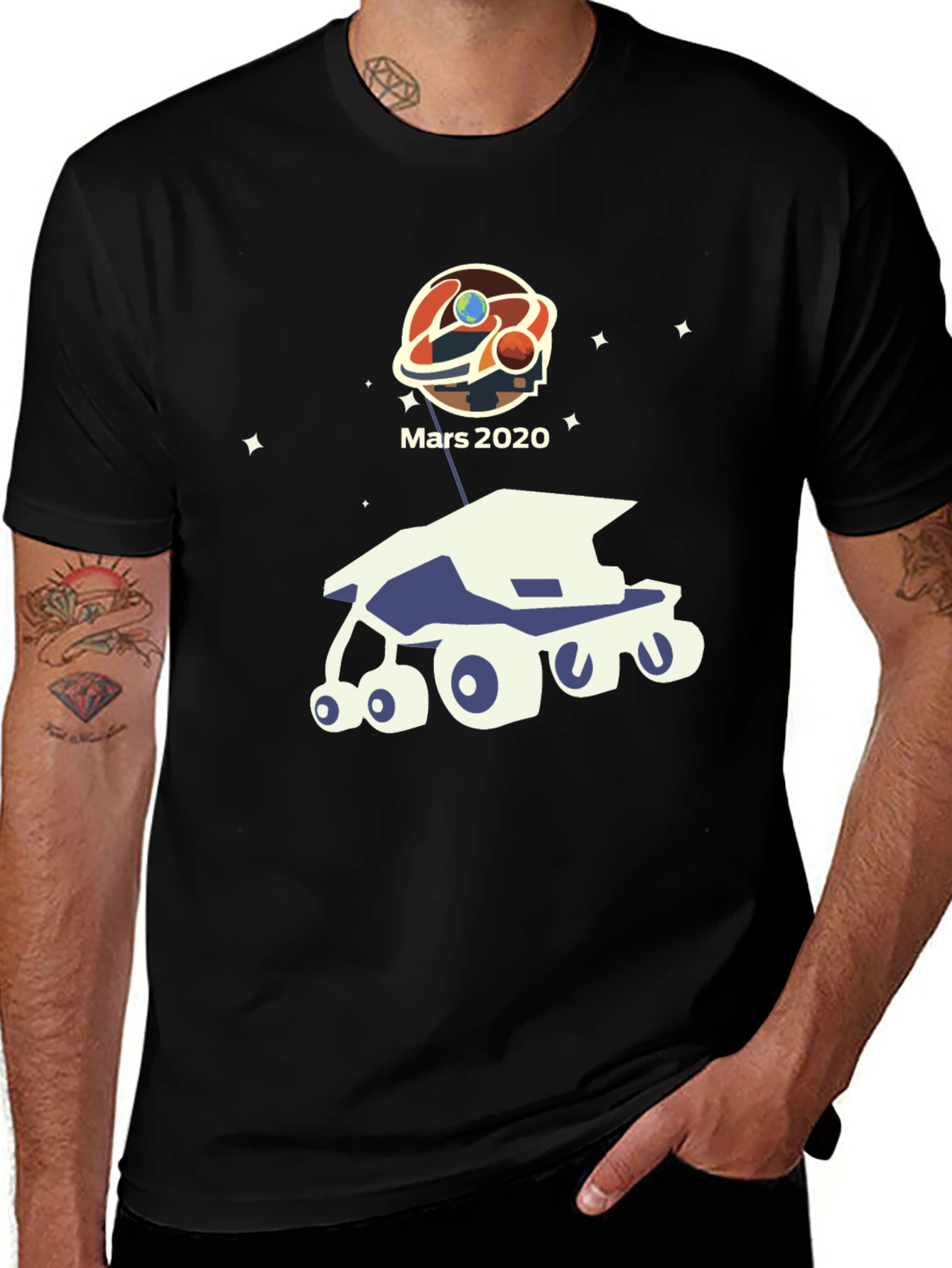 Variant 29 of Mars 2020 Rover Graphic T-Shirt