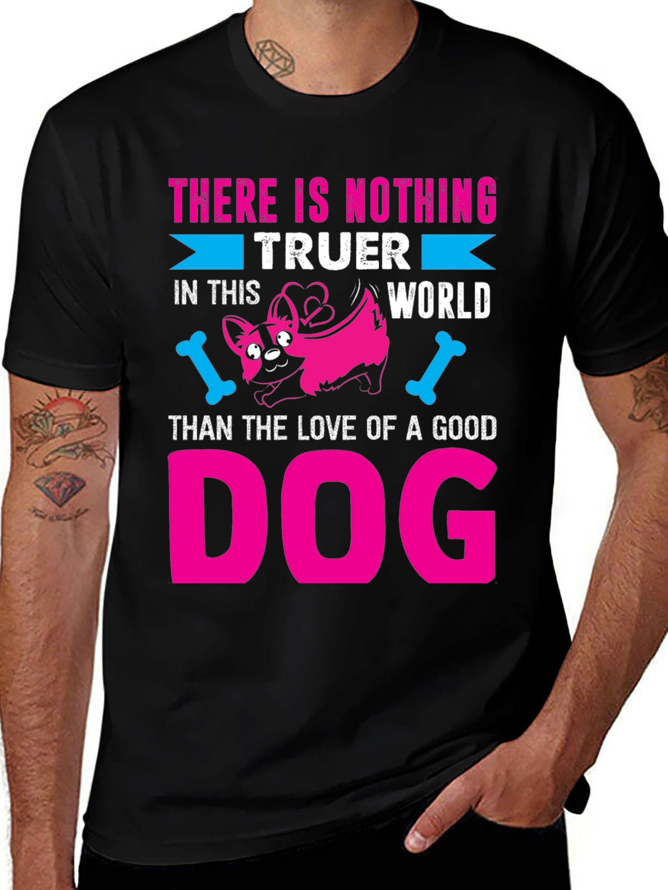 Variant 12 of Truer Love Dog Graphic T-Shirt
