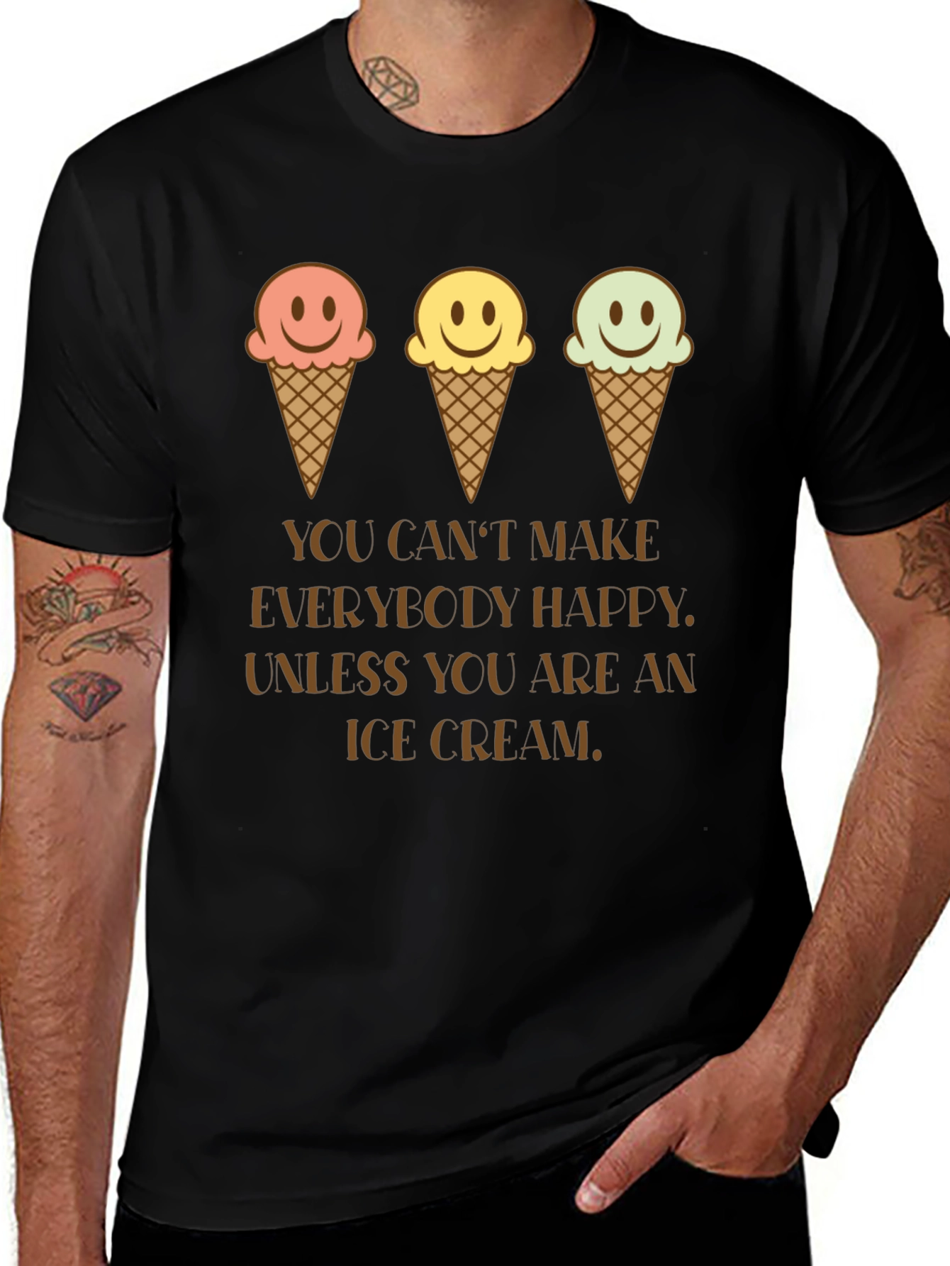 Variant 13 of Ice Cream Happiness Graphic T-Shirt