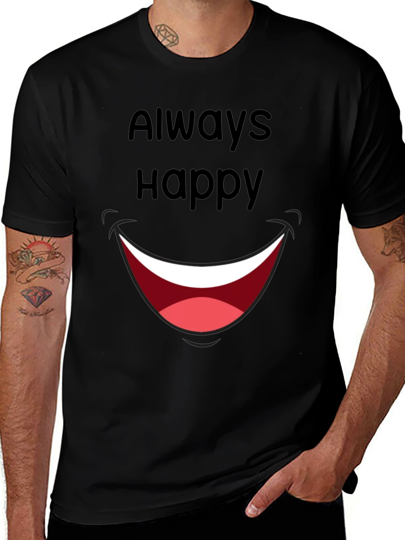 Always Happy Graphic T-Shirt