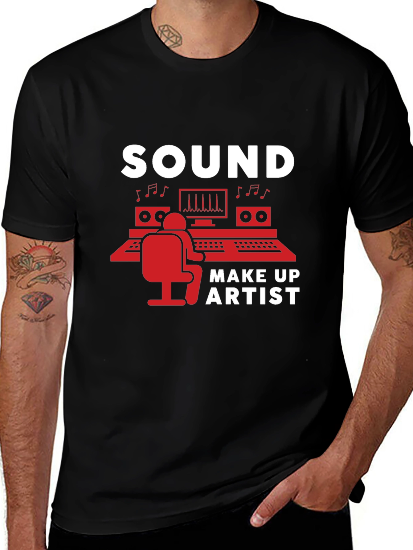 Variant 22 of Sound Make Up Artist Graphic T-Shirt