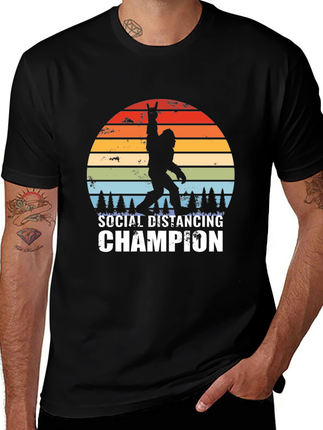 Variant 14 of Social Distancing Champion T-Shirt