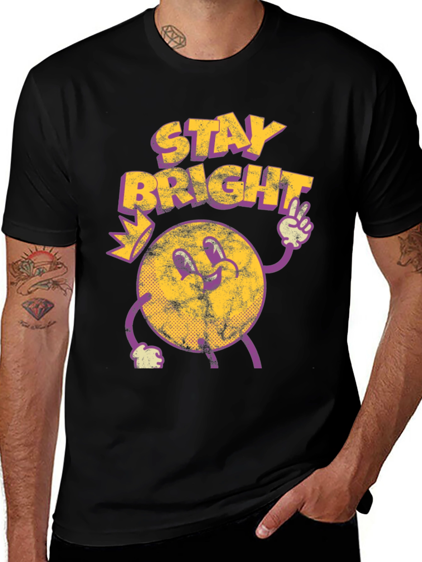 Variant 11 of Stay Bright Graphic Tee