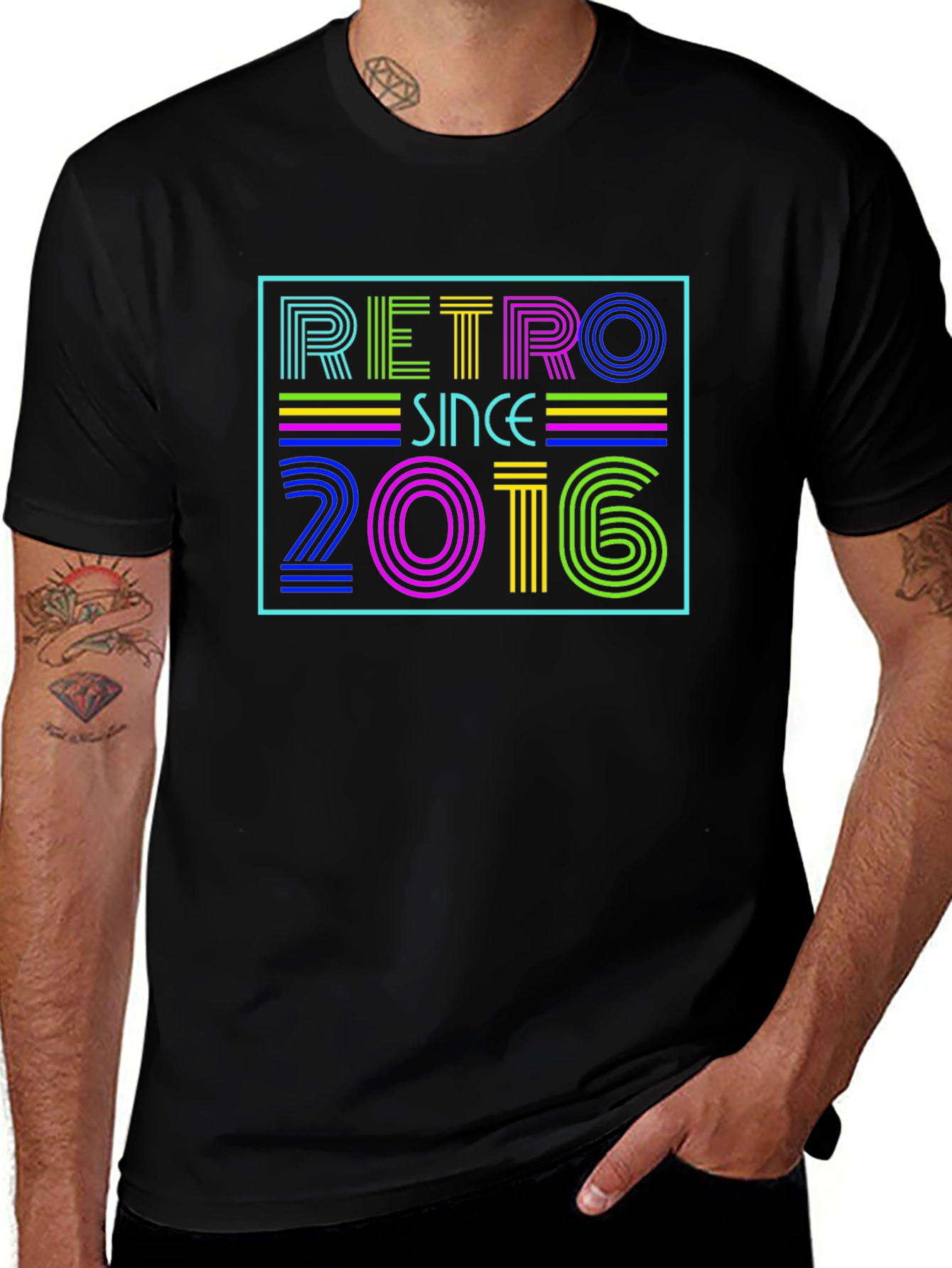 Variant 28 of Retro Since 2016 Graphic T-Shirt