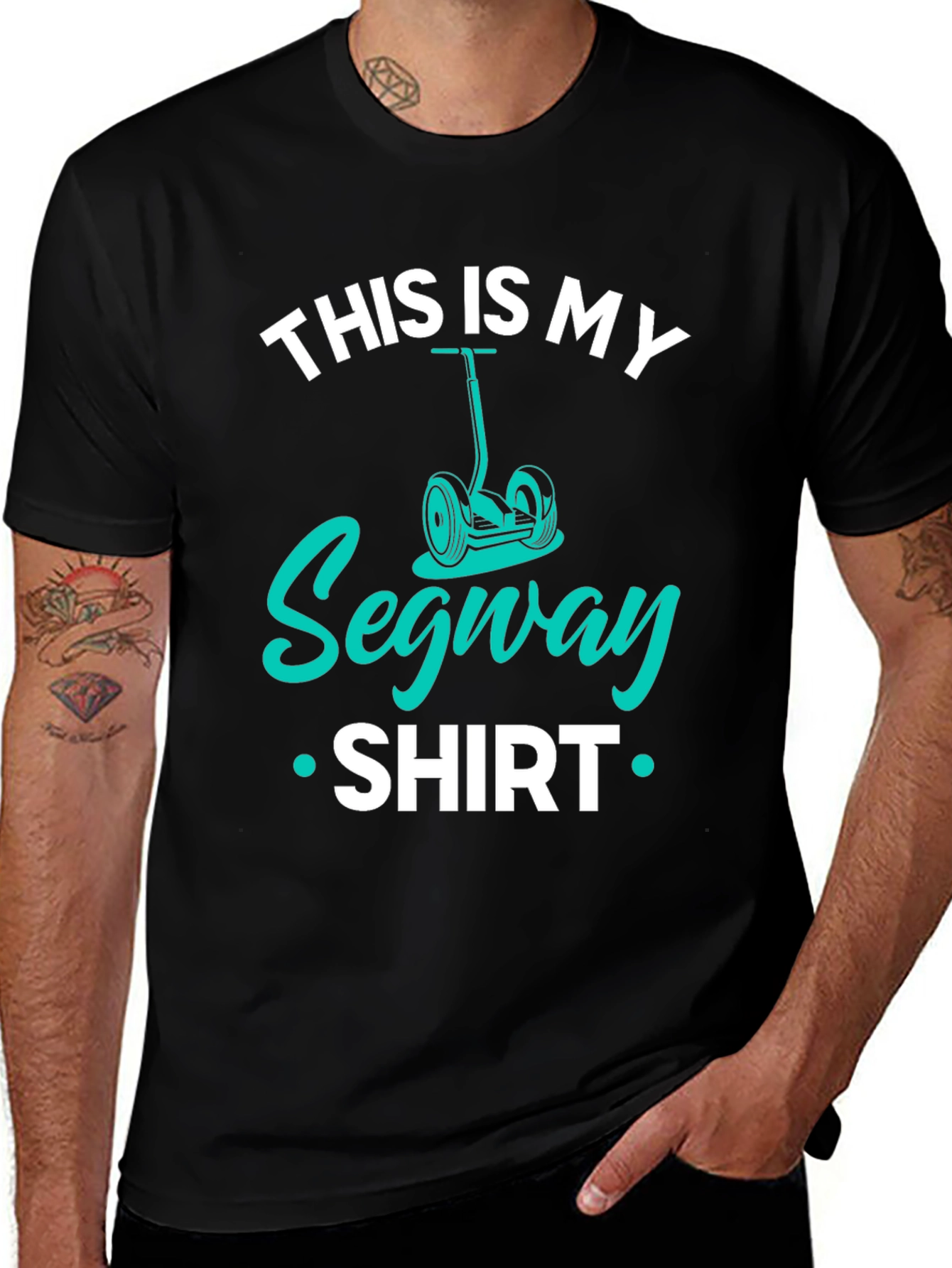 Variant 30 of This Is My Segway Shirt - Funny Graphic Tee