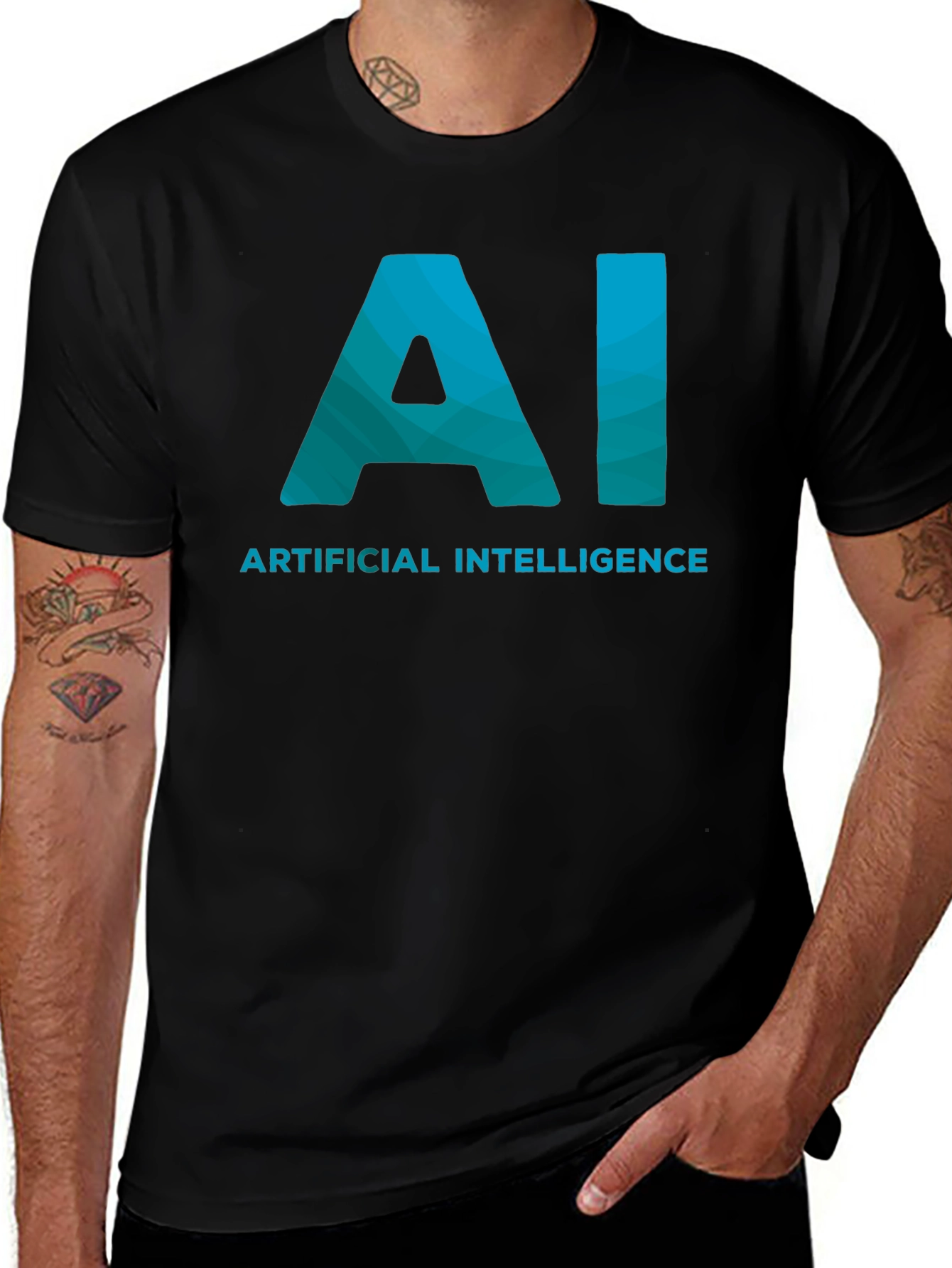 AI Artificial Intelligence Graphic Tee - Cool Tech Shirt