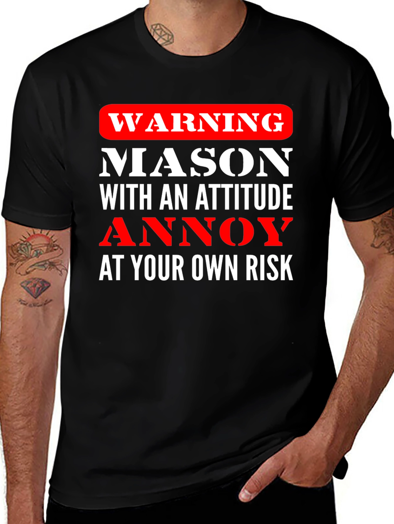 Variant 29 of Warning Mason Attitude T-Shirt