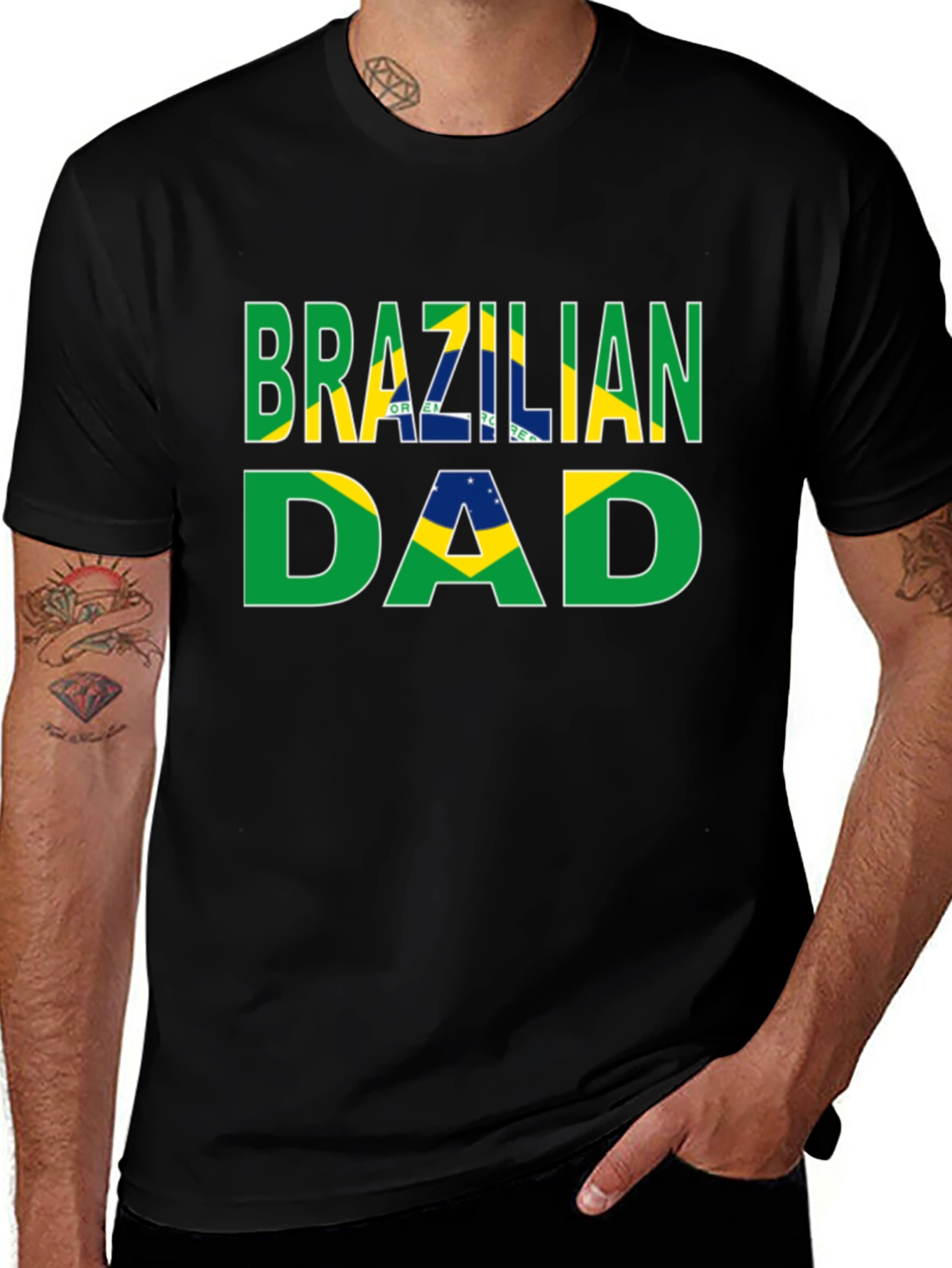 Brazilian Dad Graphic T-Shirt