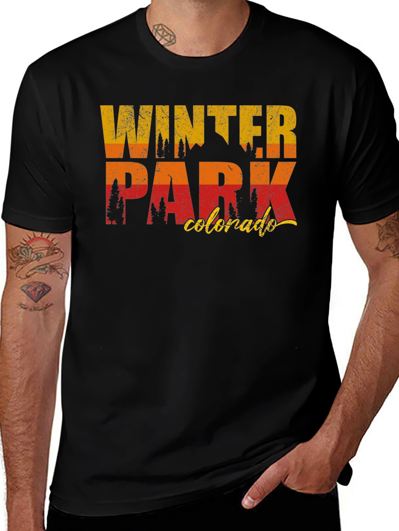 Variant 5 of Winter Park Colorado Graphic Tee