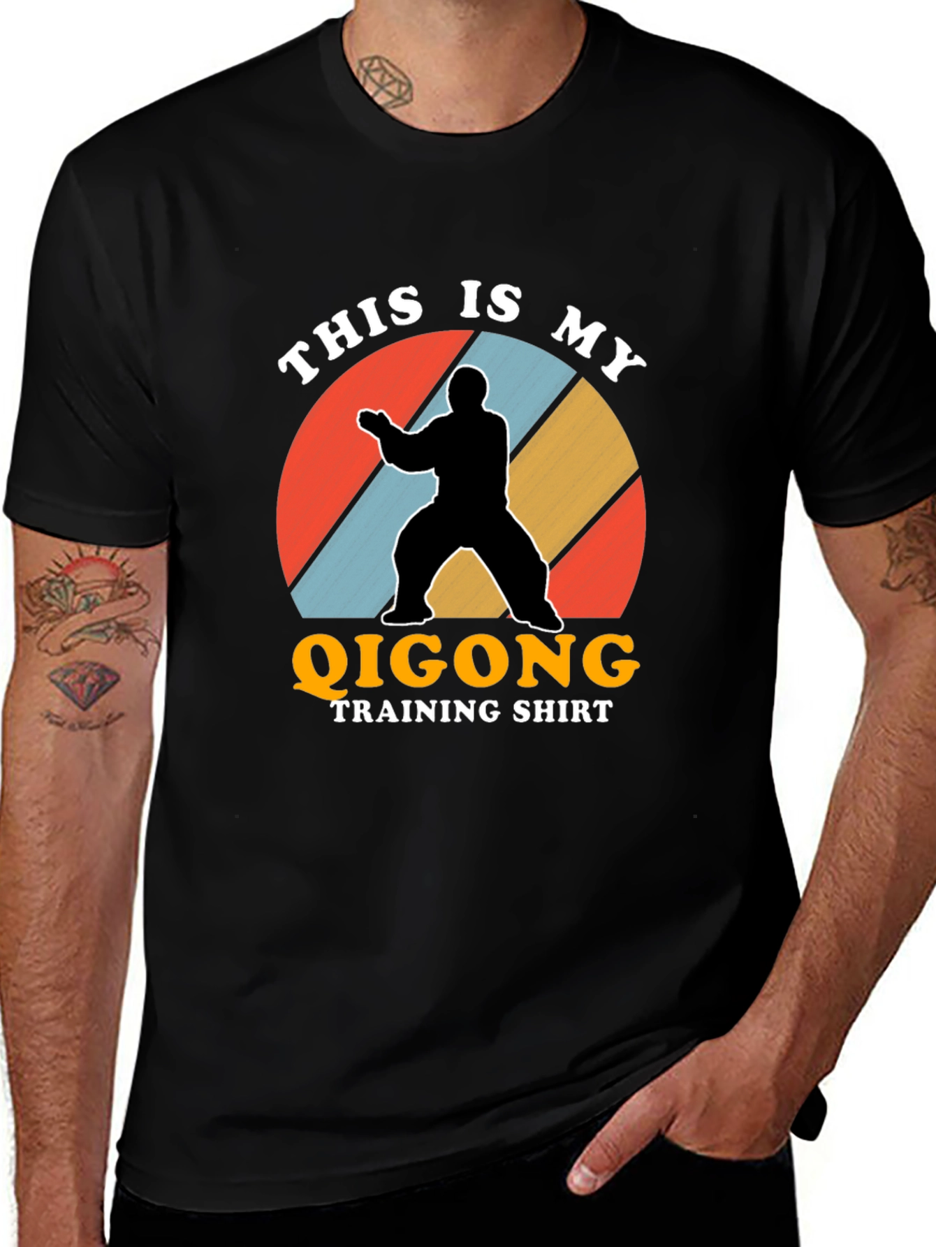 Qigong Training Shirt - Retro Martial Arts Tee