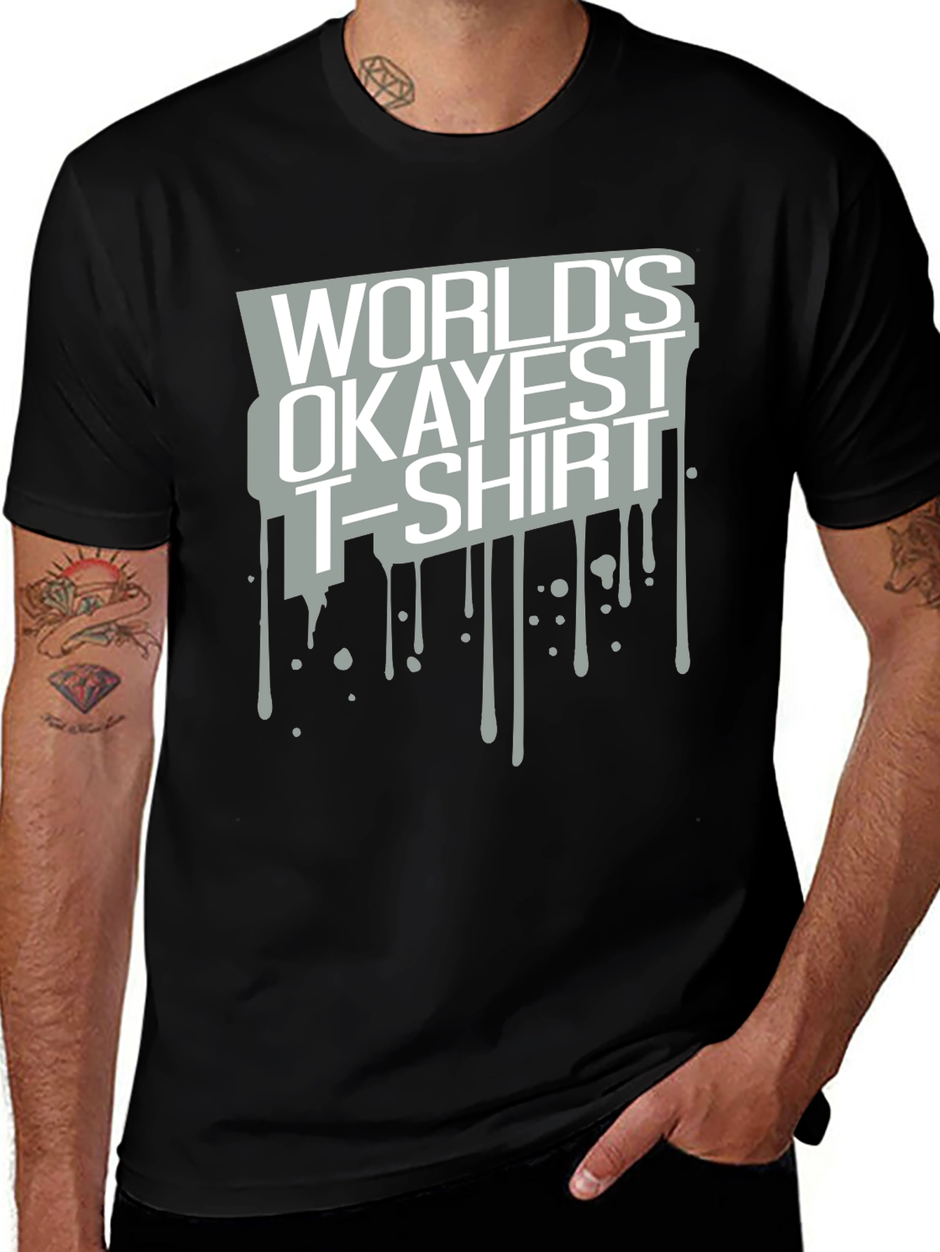 Variant 26 of World's Okayest T-Shirt Graphic Tee