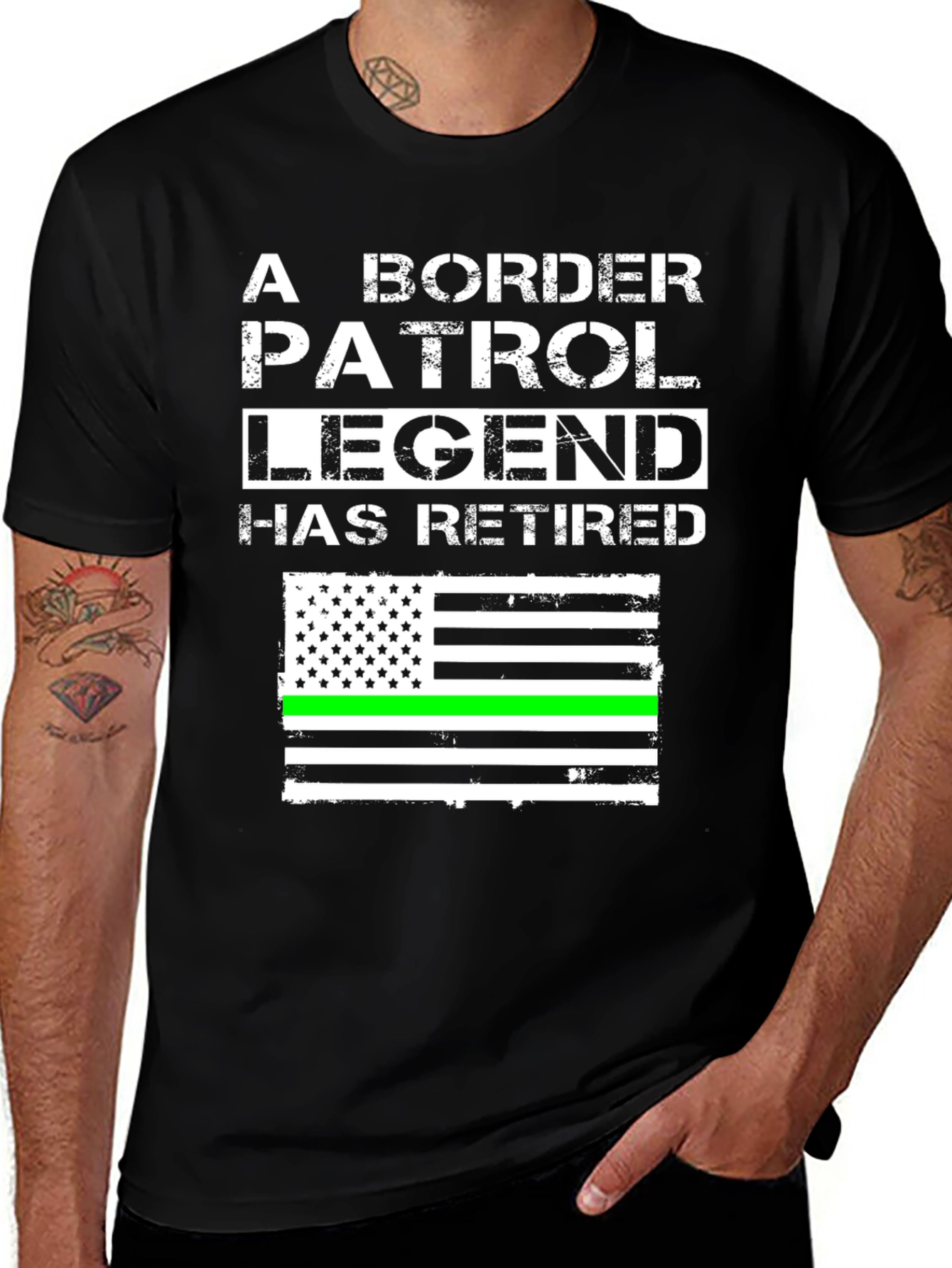 Border Patrol Legend Retired T-Shirt