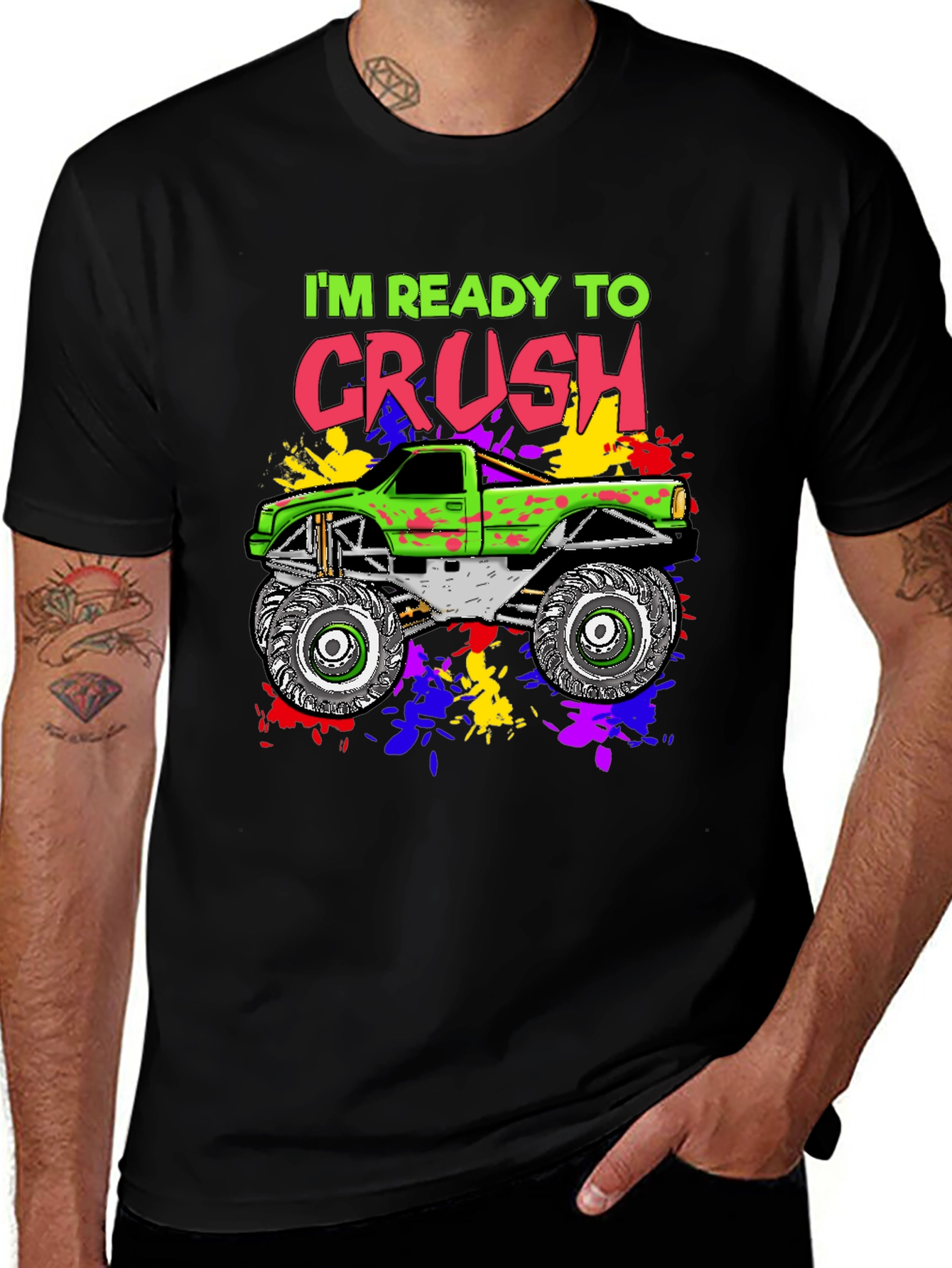 Ready to Crush Monster Truck T-Shirt