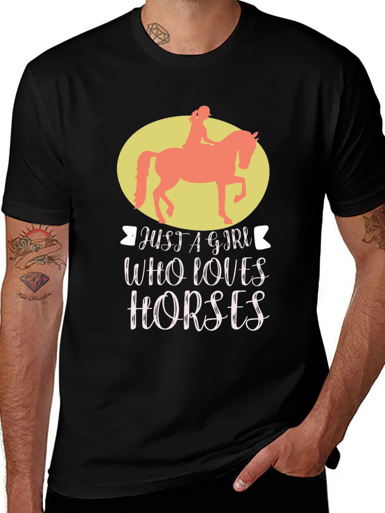 Variant 28 of Just A Girl Who Loves Horses T-Shirt