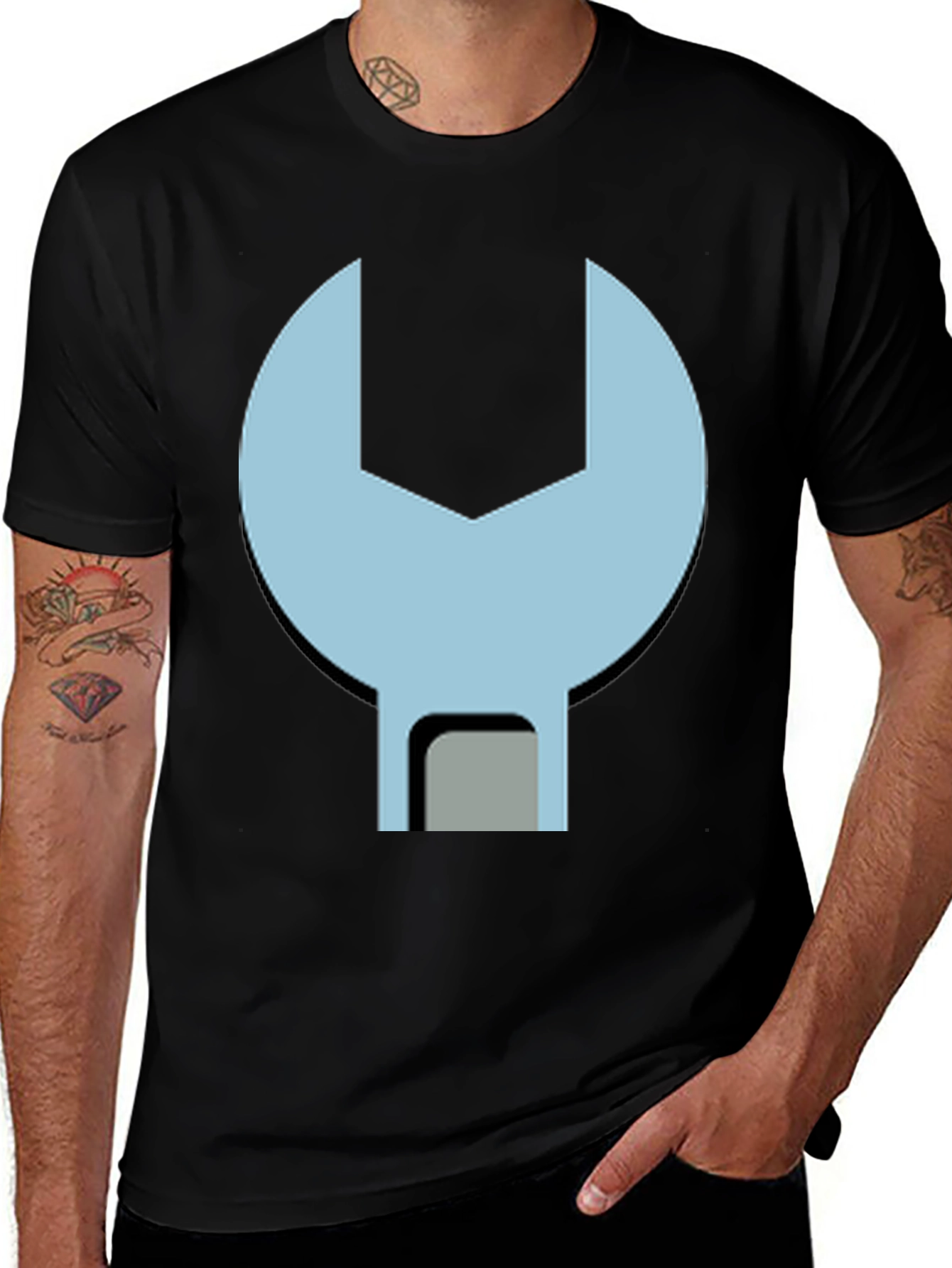 Variant 20 of Wrench Graphic Tee - Cool Mechanic Shirt