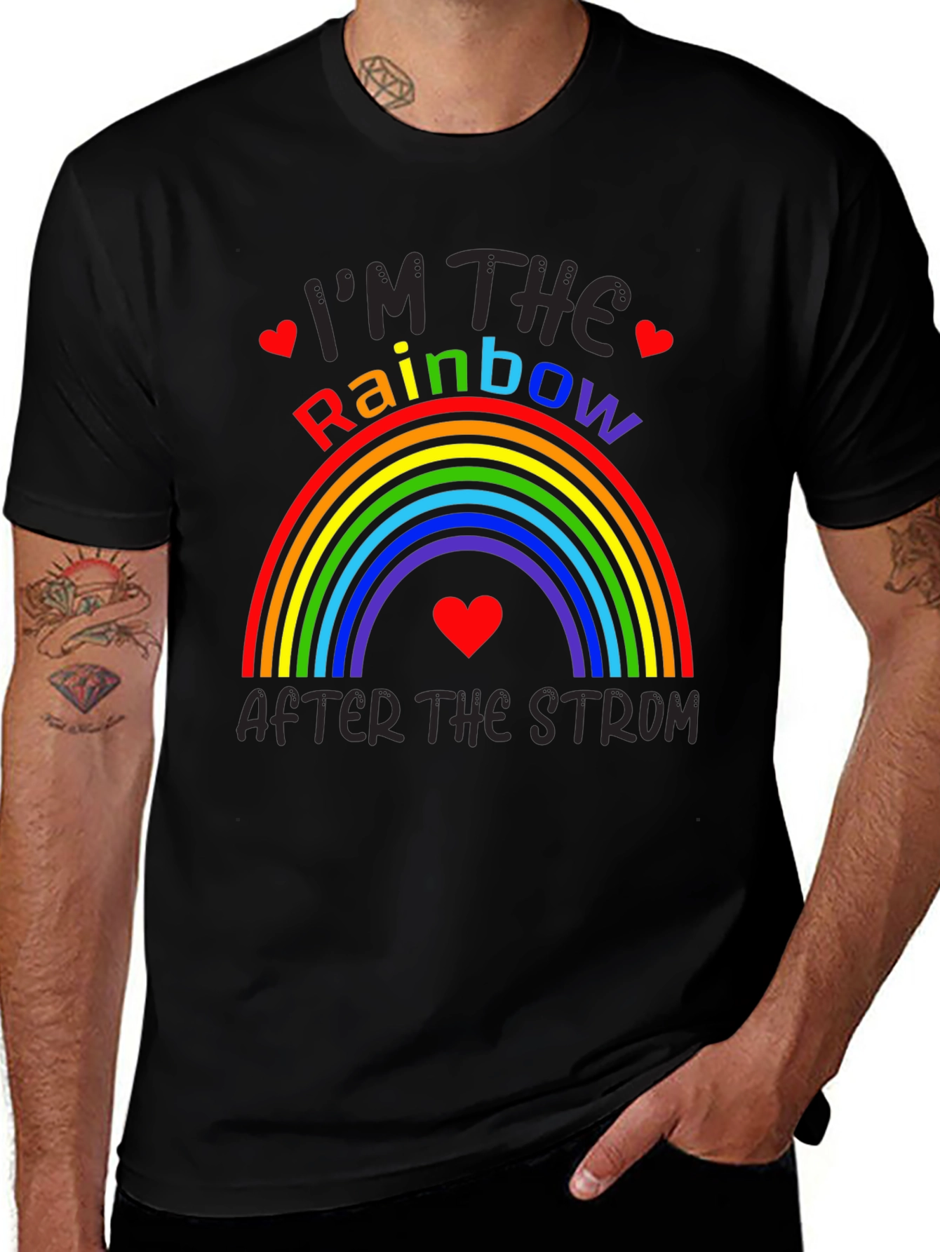 Variant 7 of Rainbow After The Storm Graphic Tee