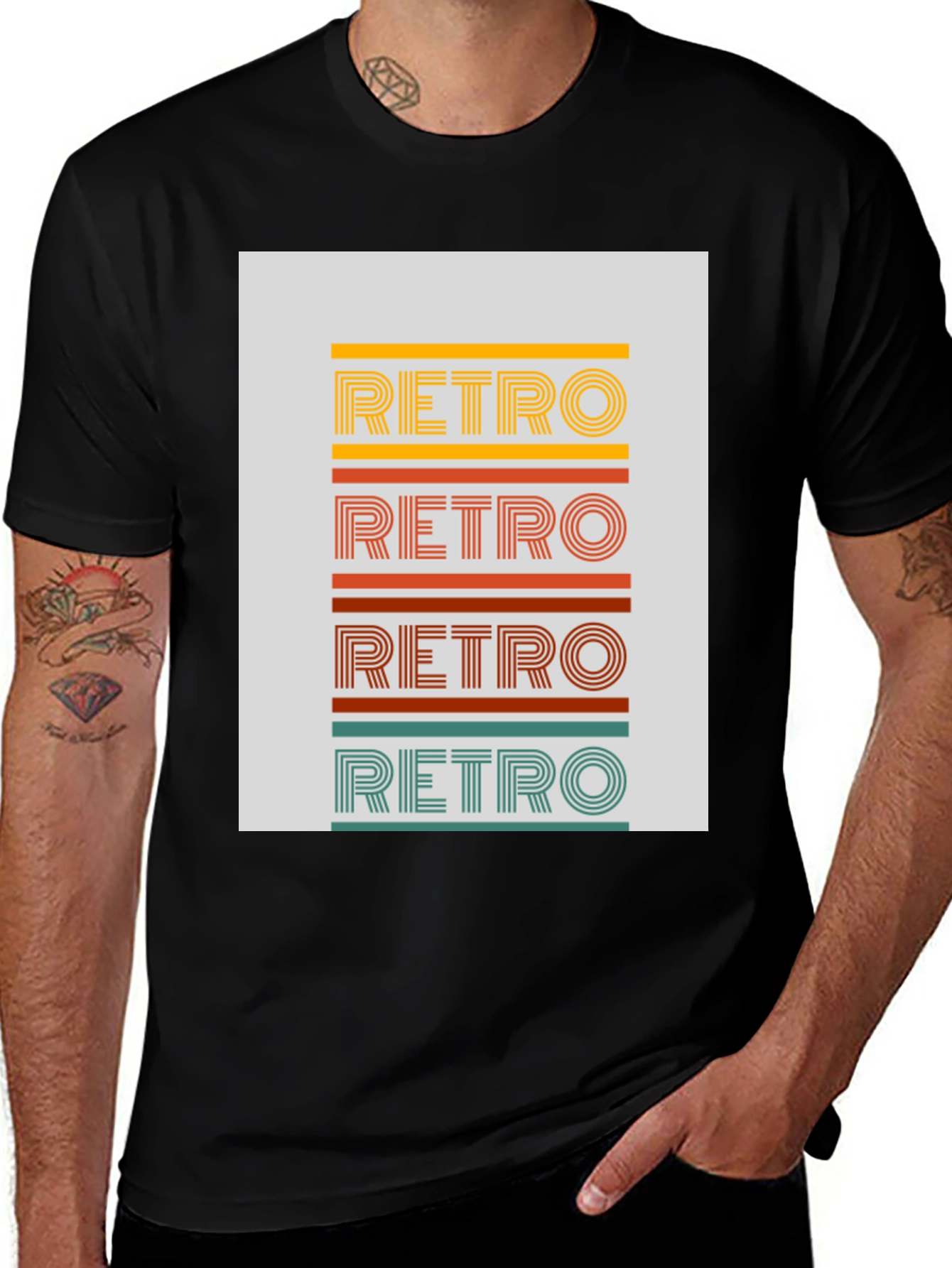 Variant 23 of Retro Graphic Tee - Vintage Inspired T-Shirt