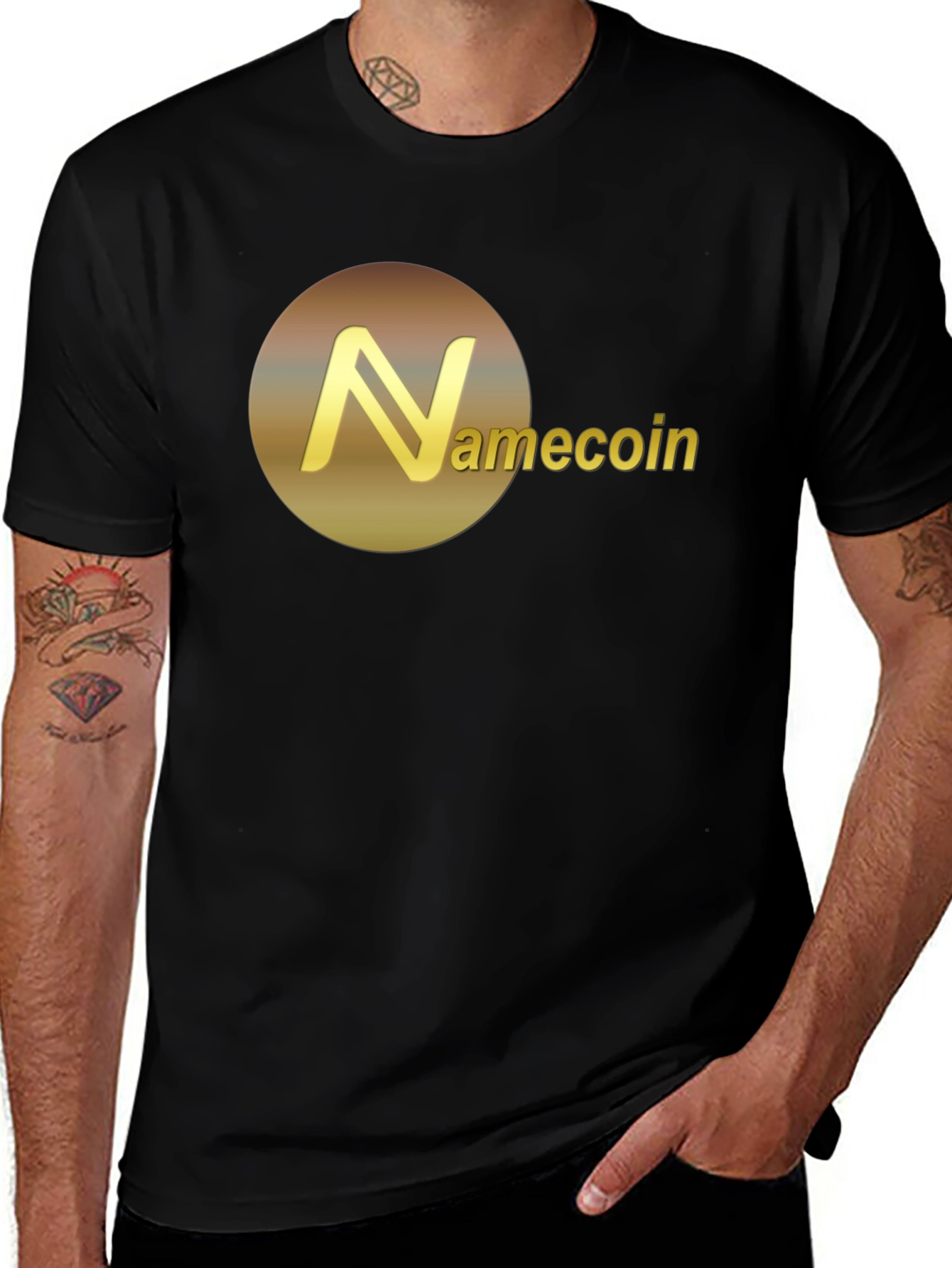 Namecoin Crypto Black T-Shirt
