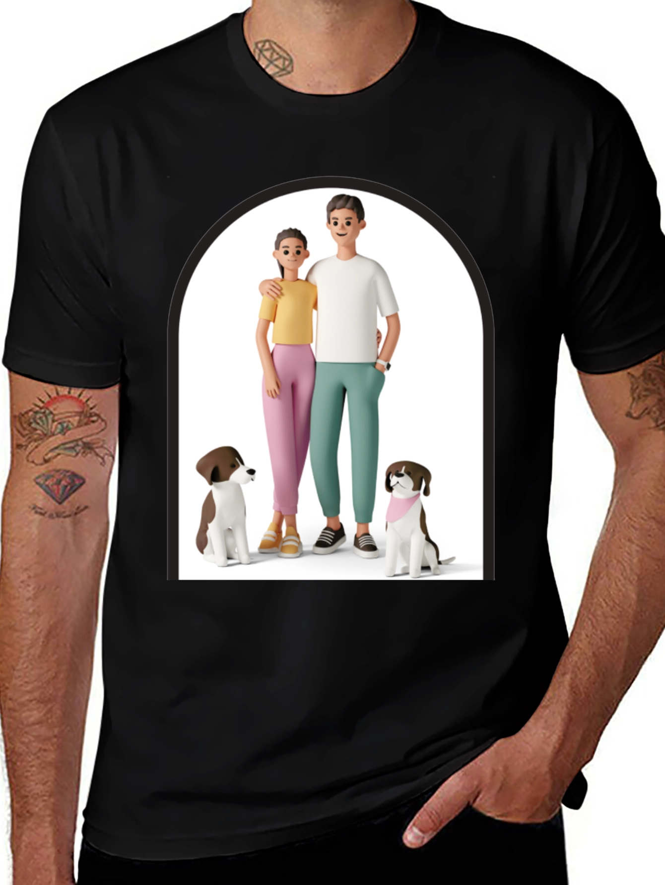Variant 27 of Family & Pet Graphic Tee