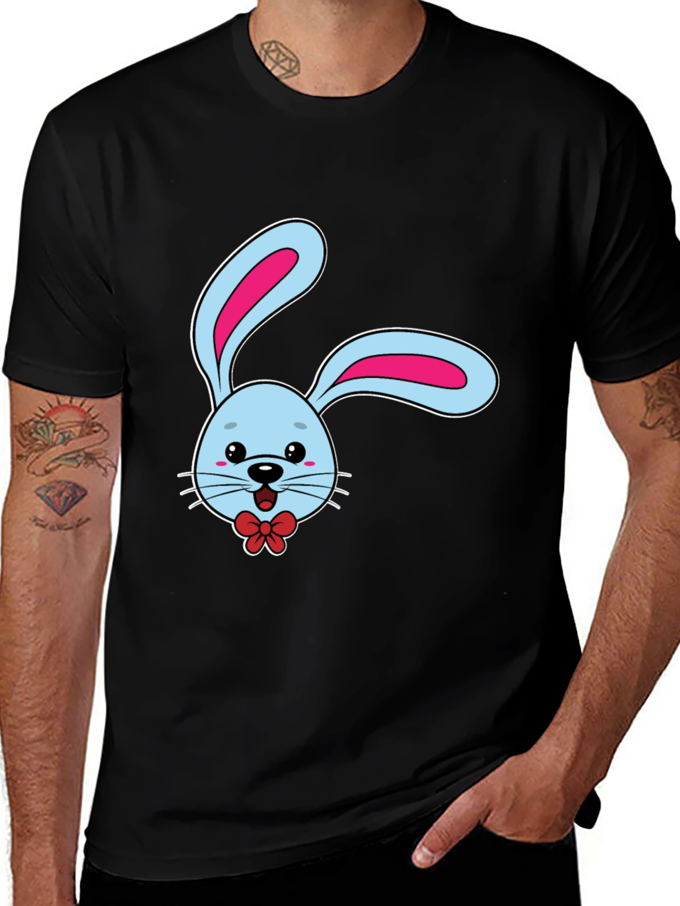 Variant 23 of Cute Bunny Graphic T-Shirt