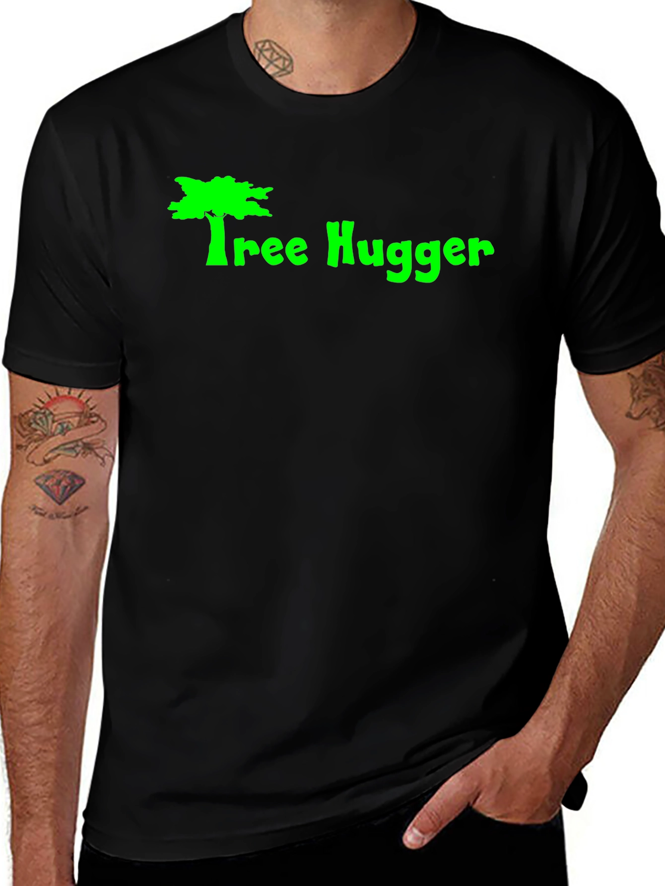 Variant 13 of Tree Hugger T-Shirt - Eco-Friendly Style