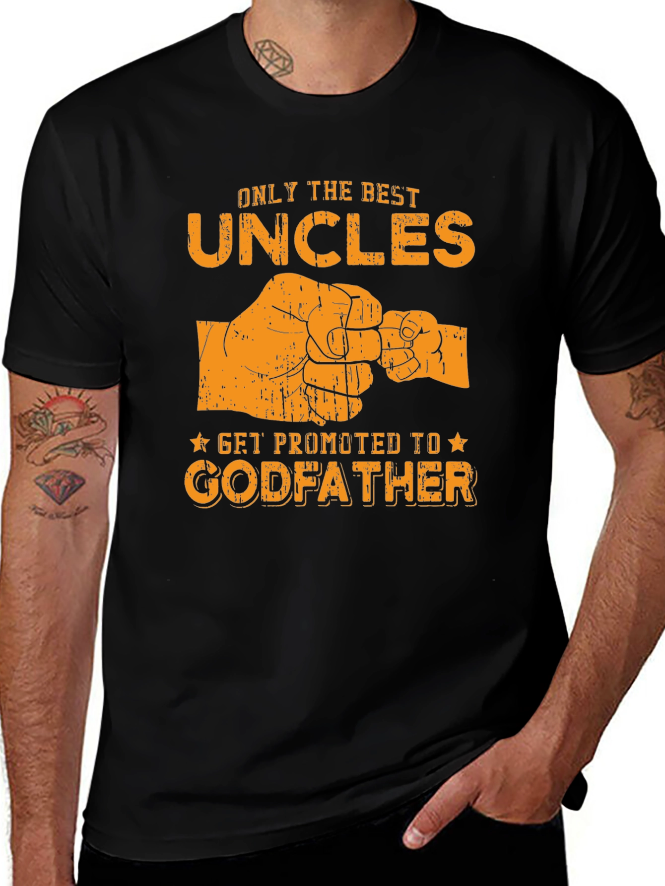 Variant 17 of Best Uncles Get Promoted Godfather Tee