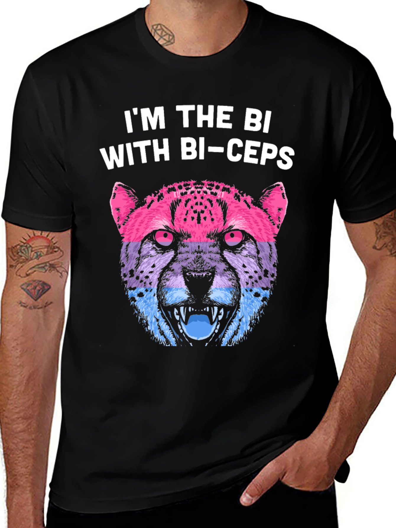 Bi with Bi-ceps Graphic Tee