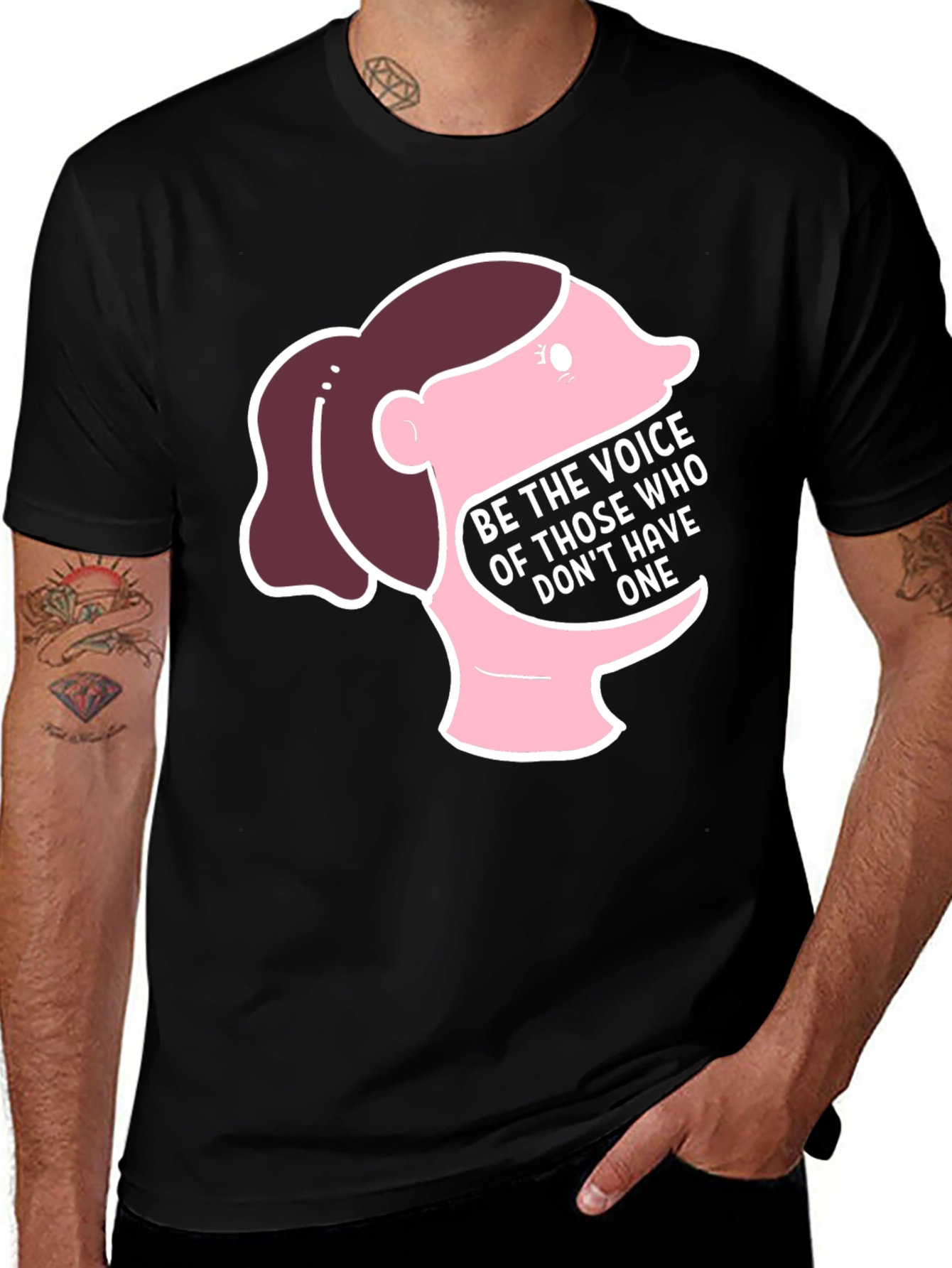 Variant 22 of Voice T-Shirt - Advocate for the Voiceless!