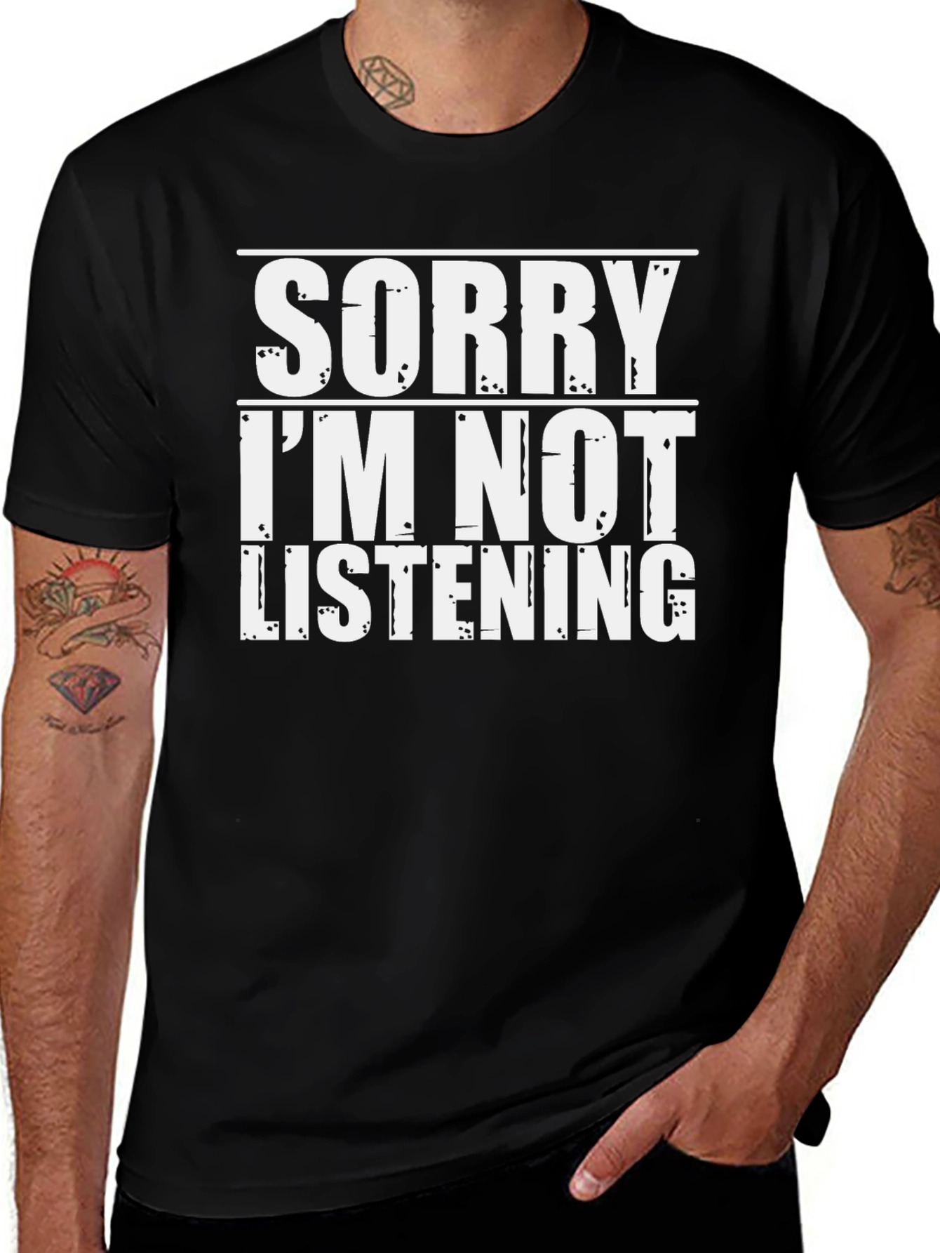 Variant 16 of Sorry I'm Not Listening T-Shirt