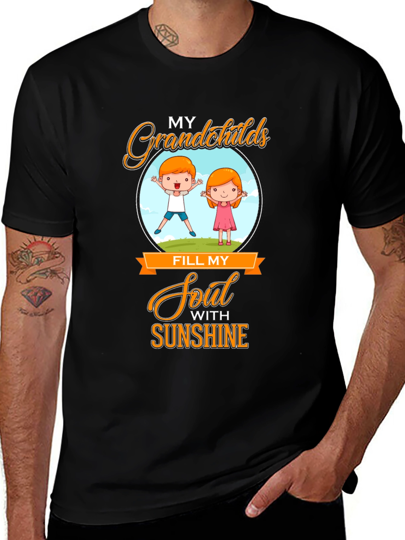 Variant 17 of My Grandchilds Fill My Soul With Sunshine T-Shirt