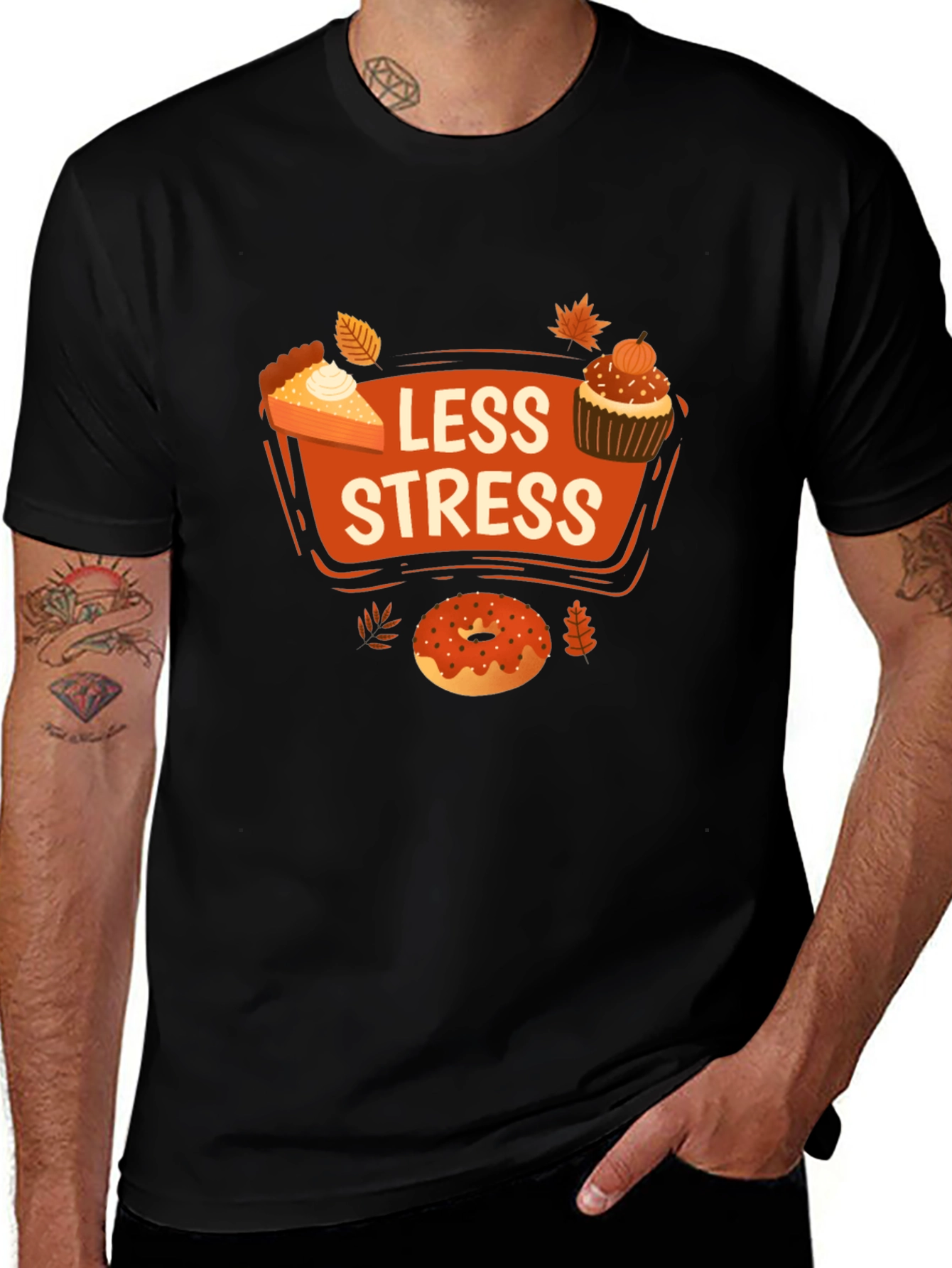 Variant 29 of Less Stress Thanksgiving Treats T-Shirt
