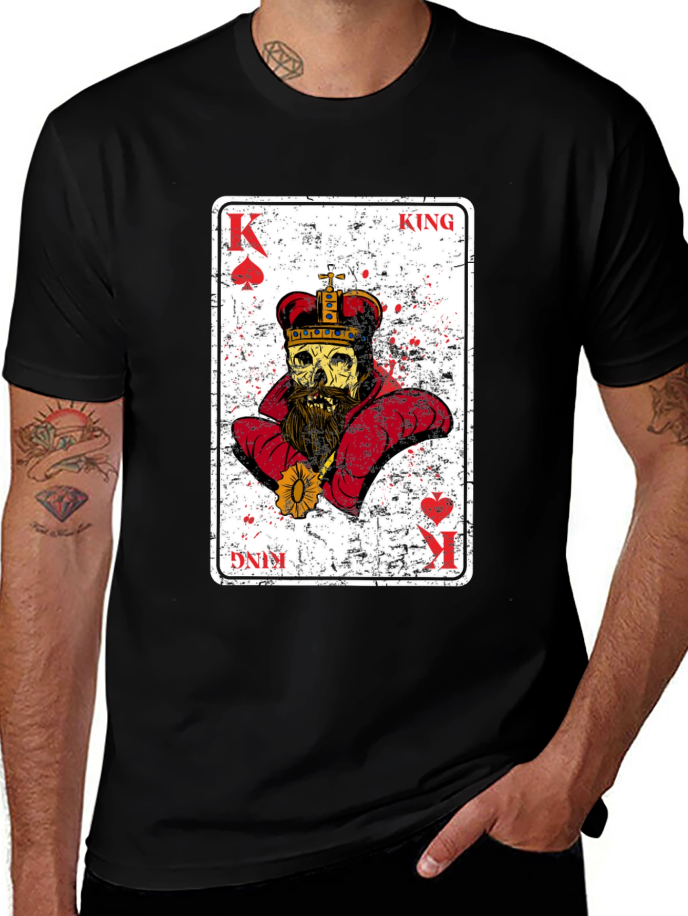 Variant 9 of King of Spades Graphic Tee