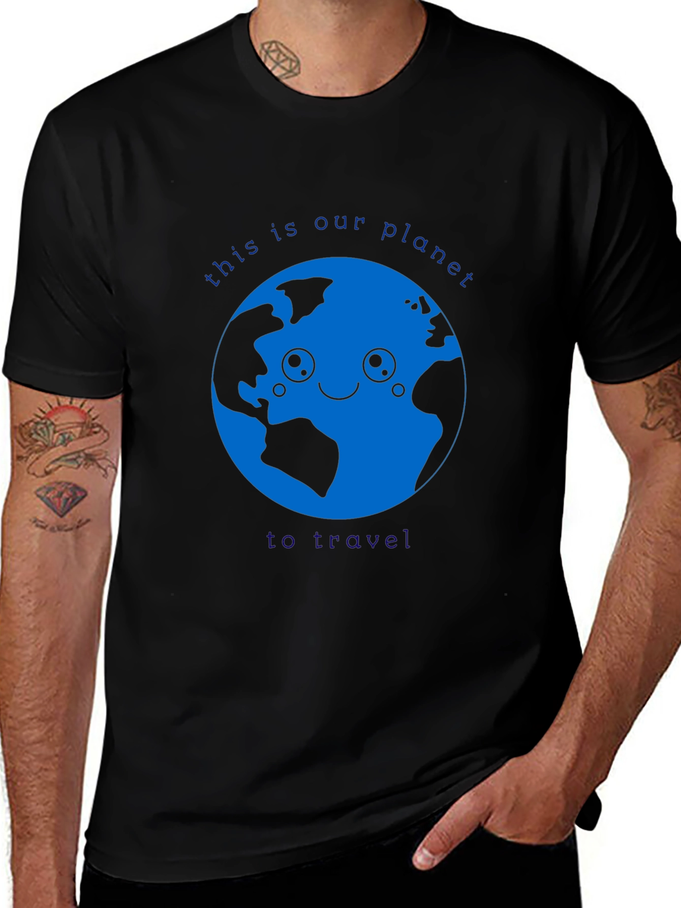 Variant 6 of Earth Day T-Shirt - This is Our Planet to Travel