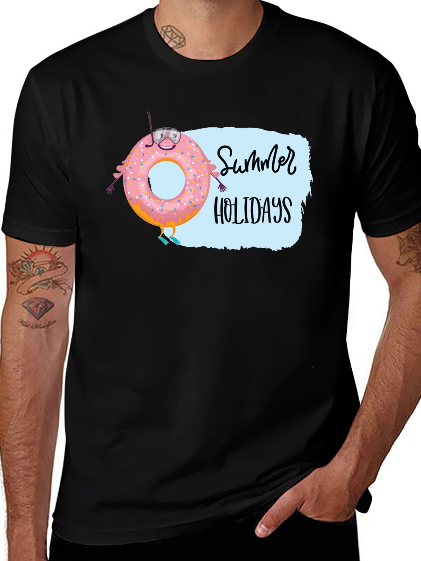 Variant 24 of Summer Holiday Donut Graphic Tee