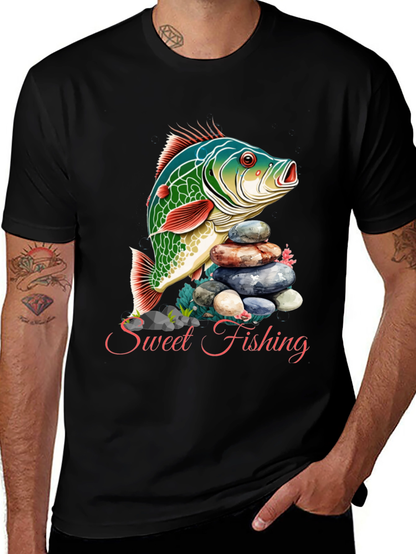 Variant 30 of Sweet Fishing Graphic T-Shirt