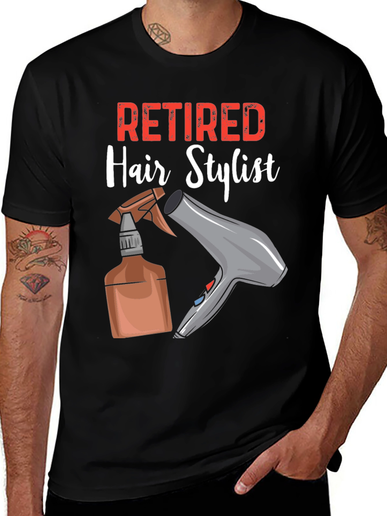 Variant 18 of Retired Hair Stylist T-Shirt - Funny Gift