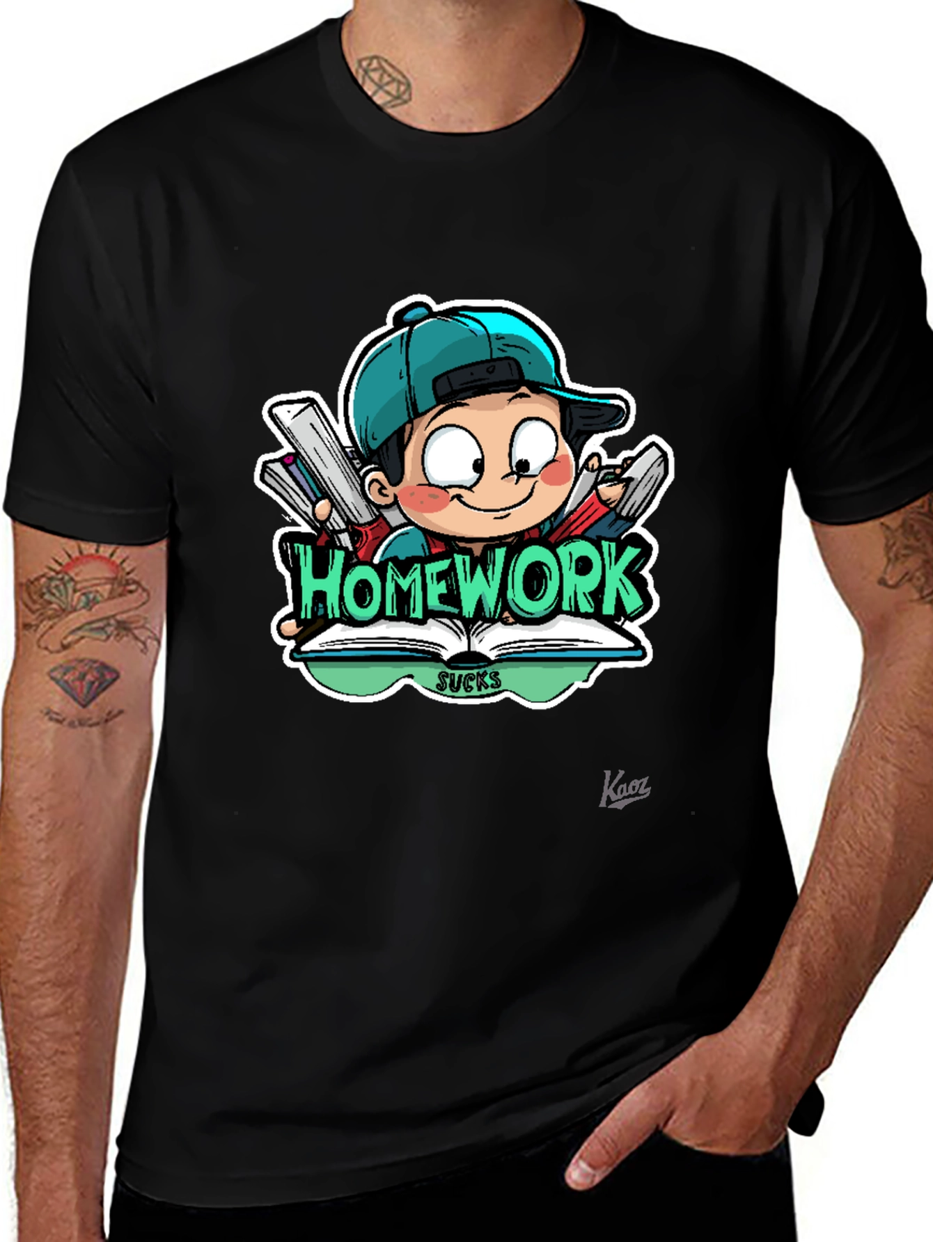 Homework Sucks T-Shirt - Student Life Tee