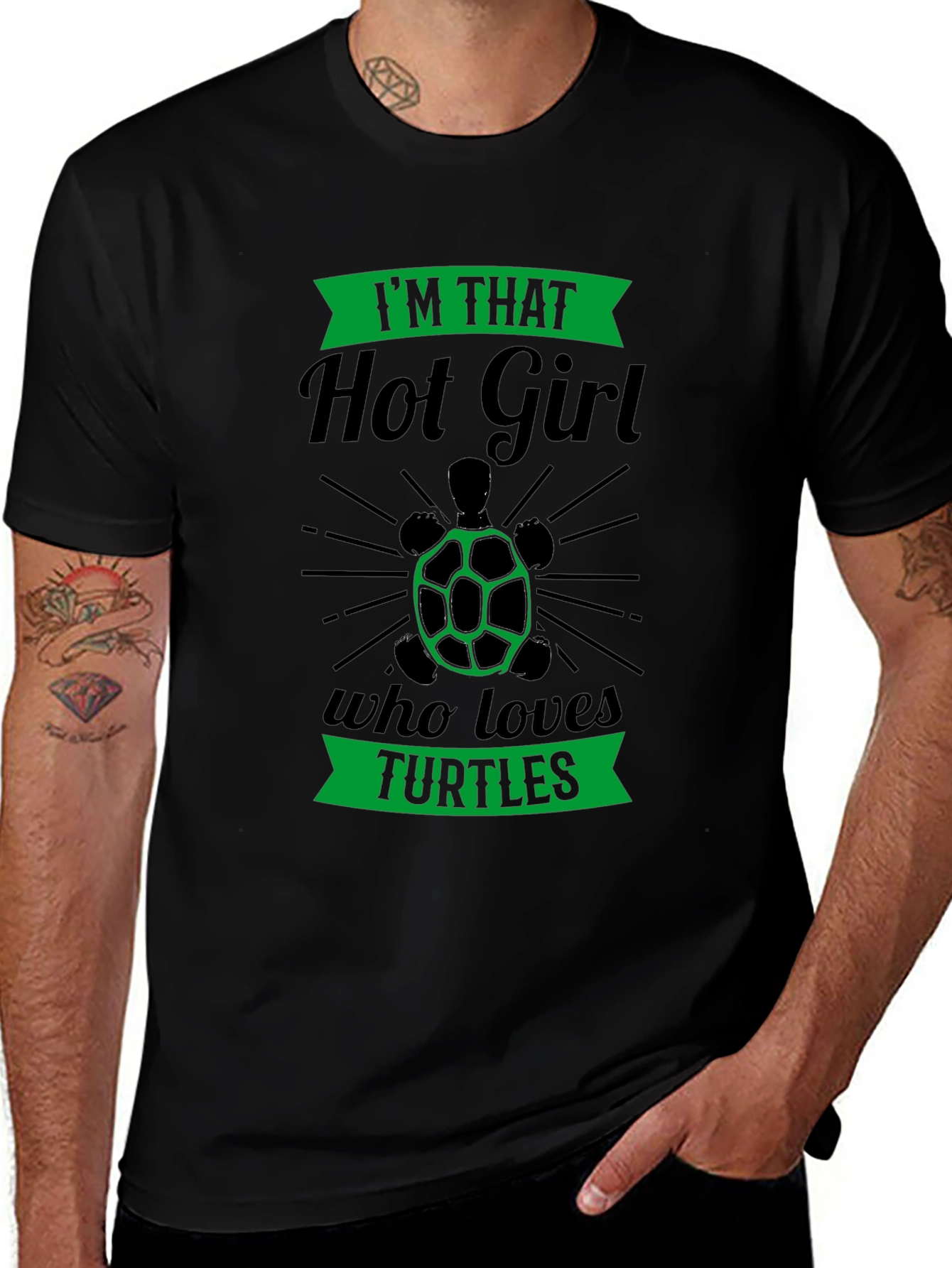 Variant 18 of I'm That Hot Girl Who Loves Turtles T-Shirt