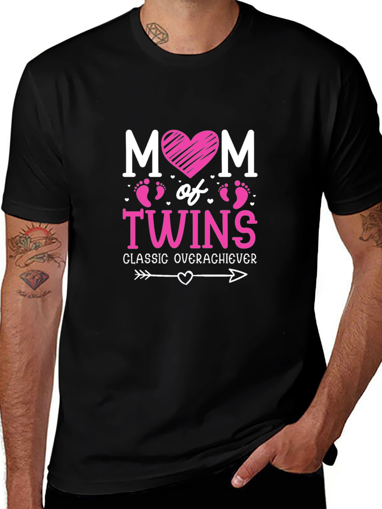 Mom of Twins Classic Overachiever T-Shirt