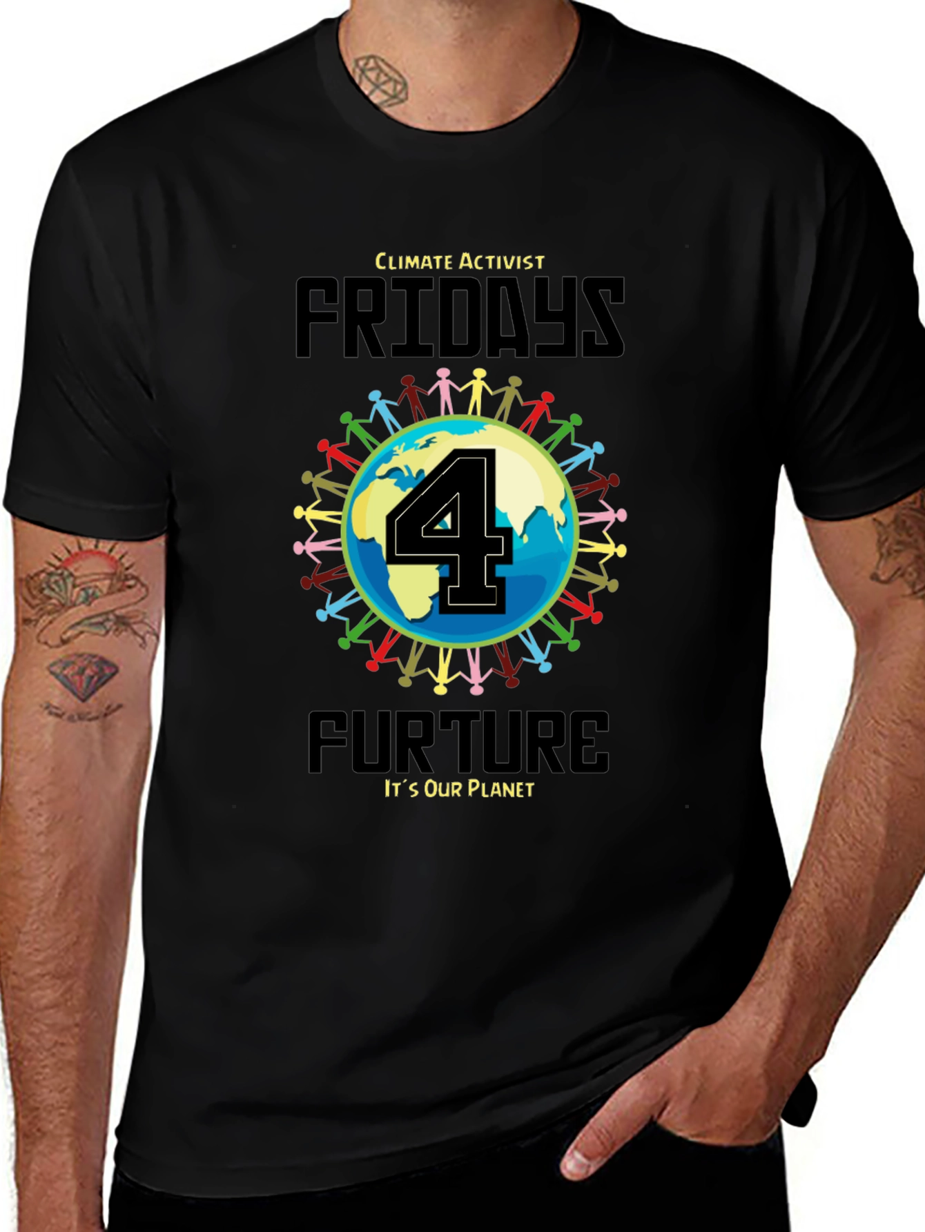 Variant 9 of Climate Activist Fridays 4 Future T-Shirt