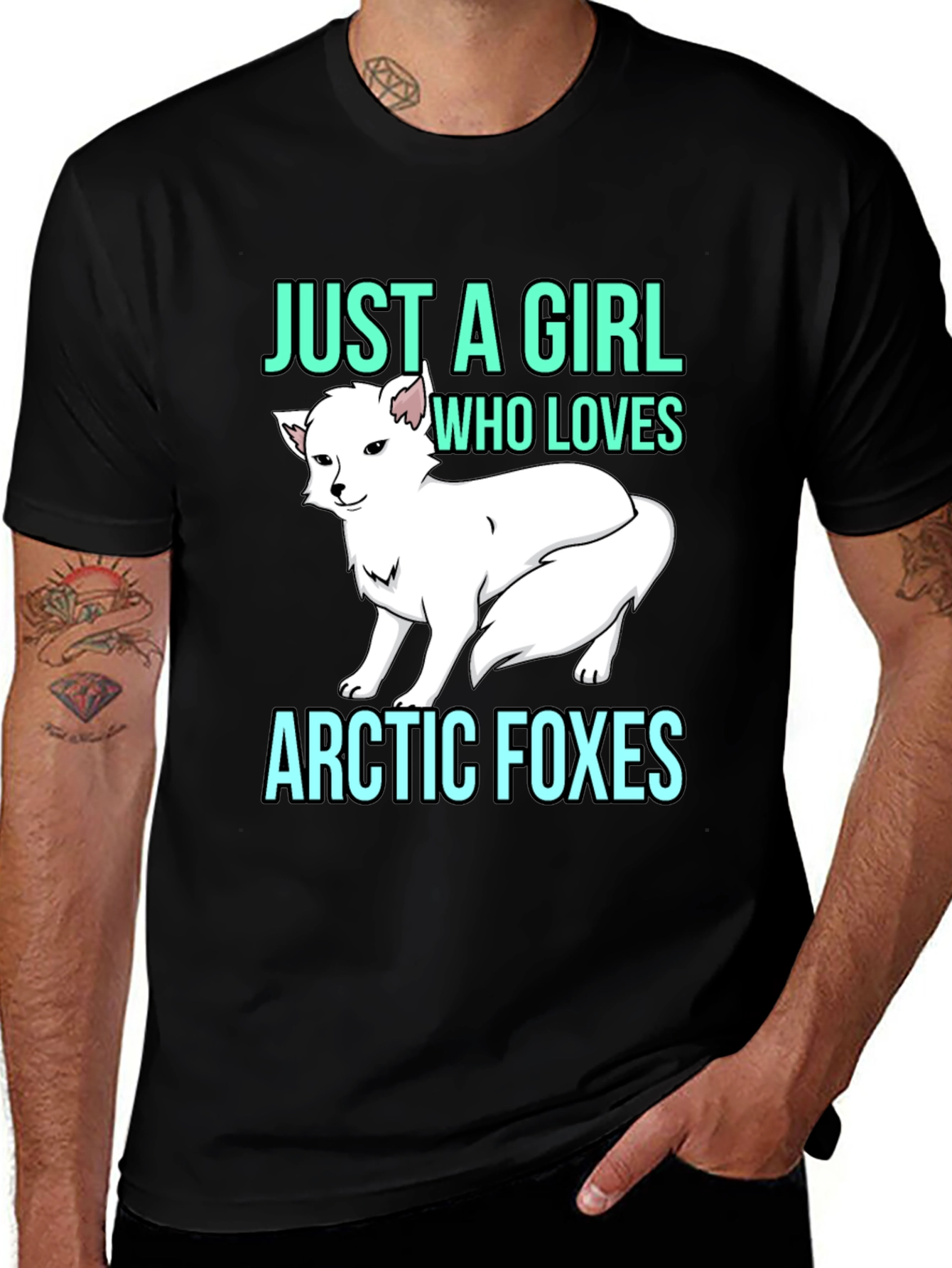 Arctic Fox Lover T-Shirt - Girl's Style