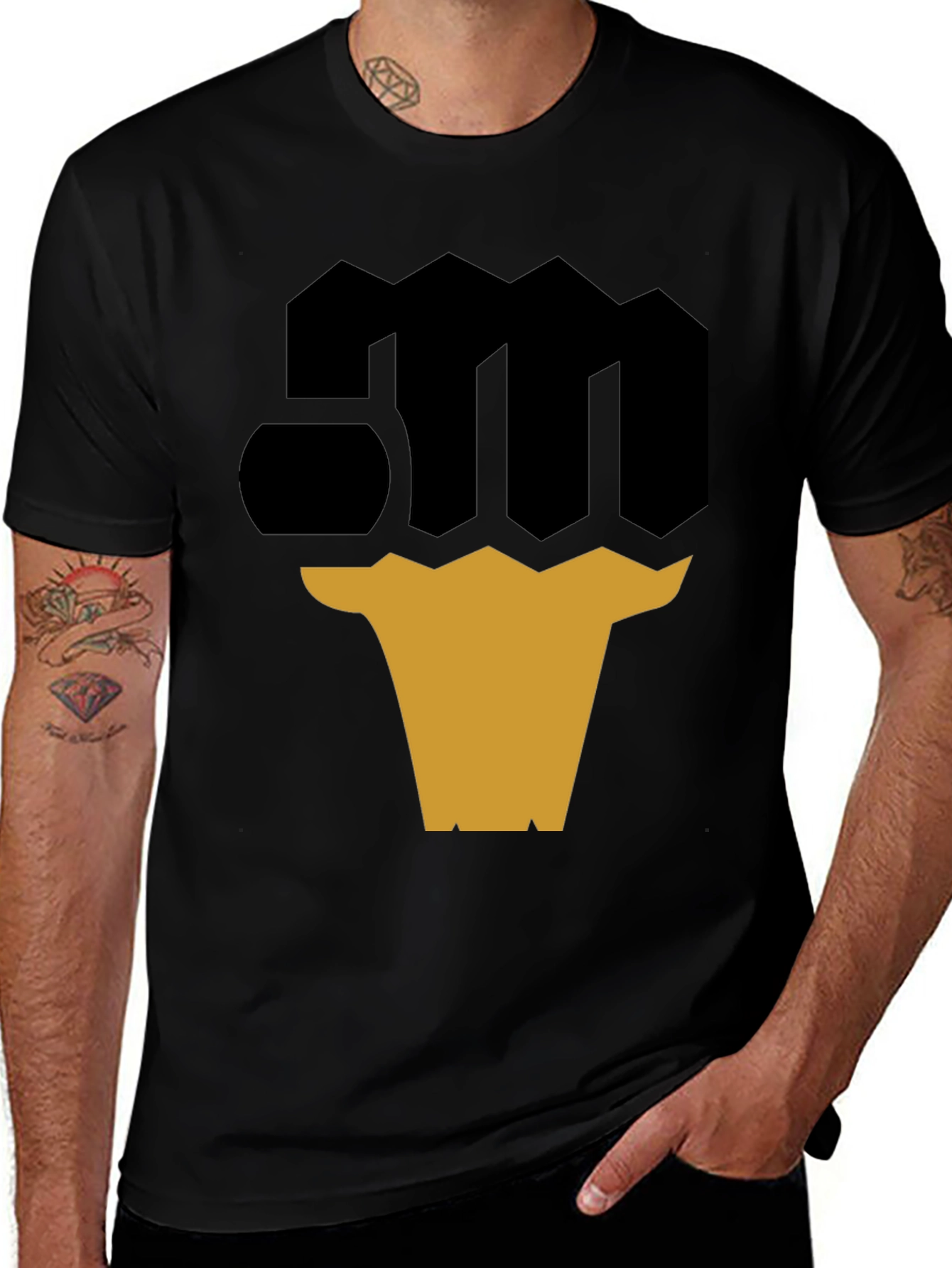 Fist Graphic Tee - Black Power Fist T-Shirt