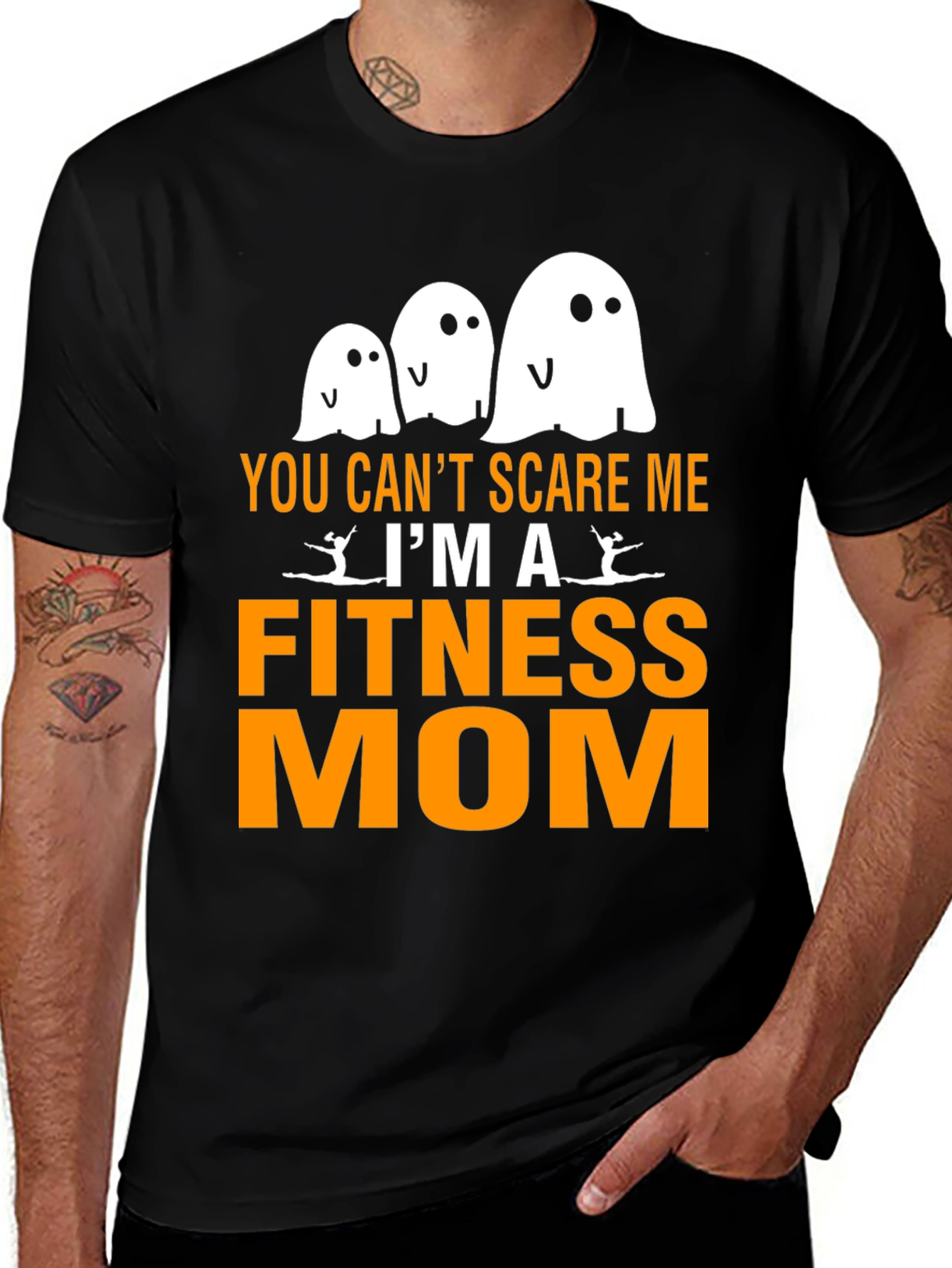 Variant 7 of Fitness Mom Halloween T-Shirt