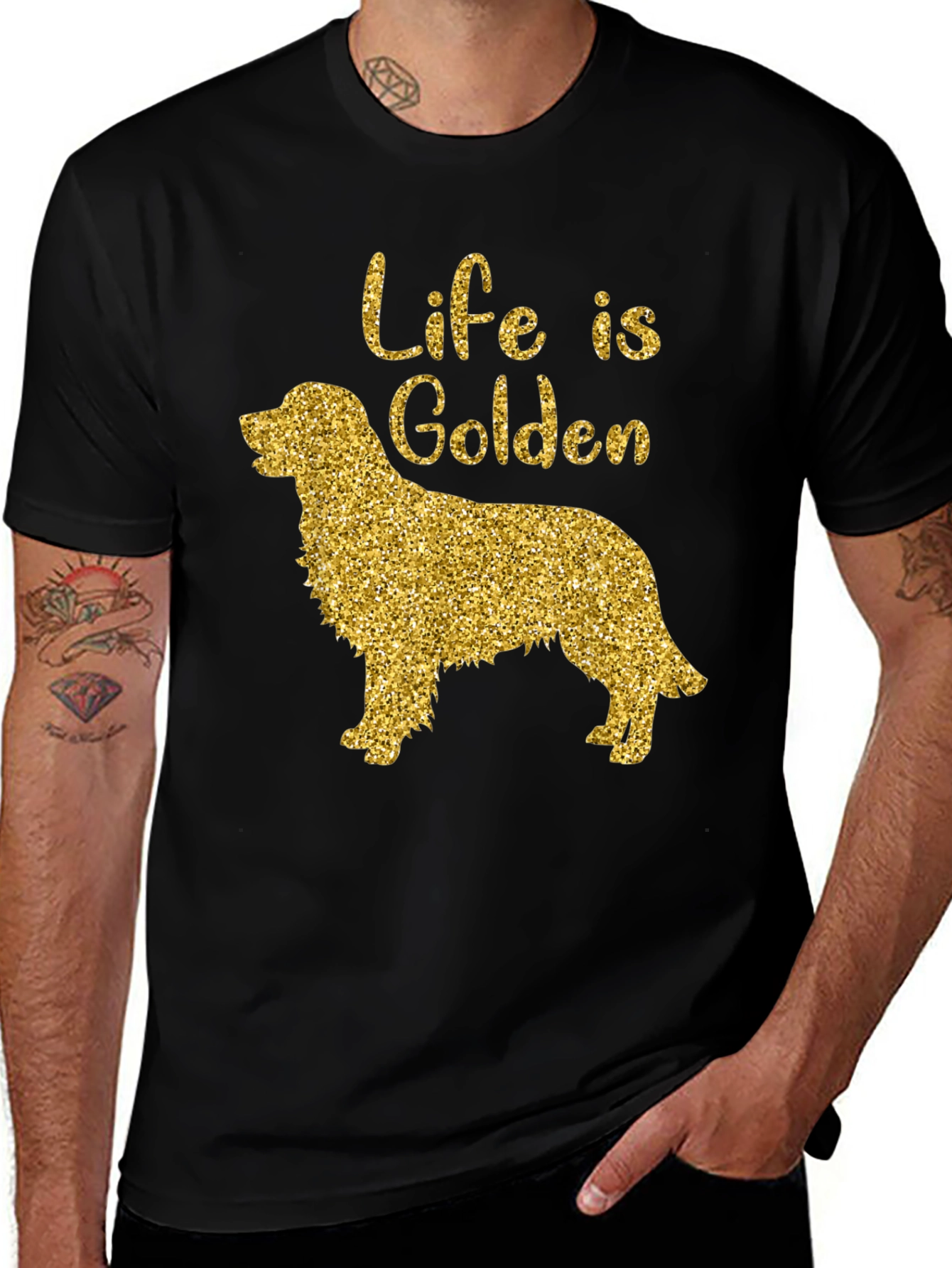 Life is Golden T-Shirt - Retriever Lover Tee