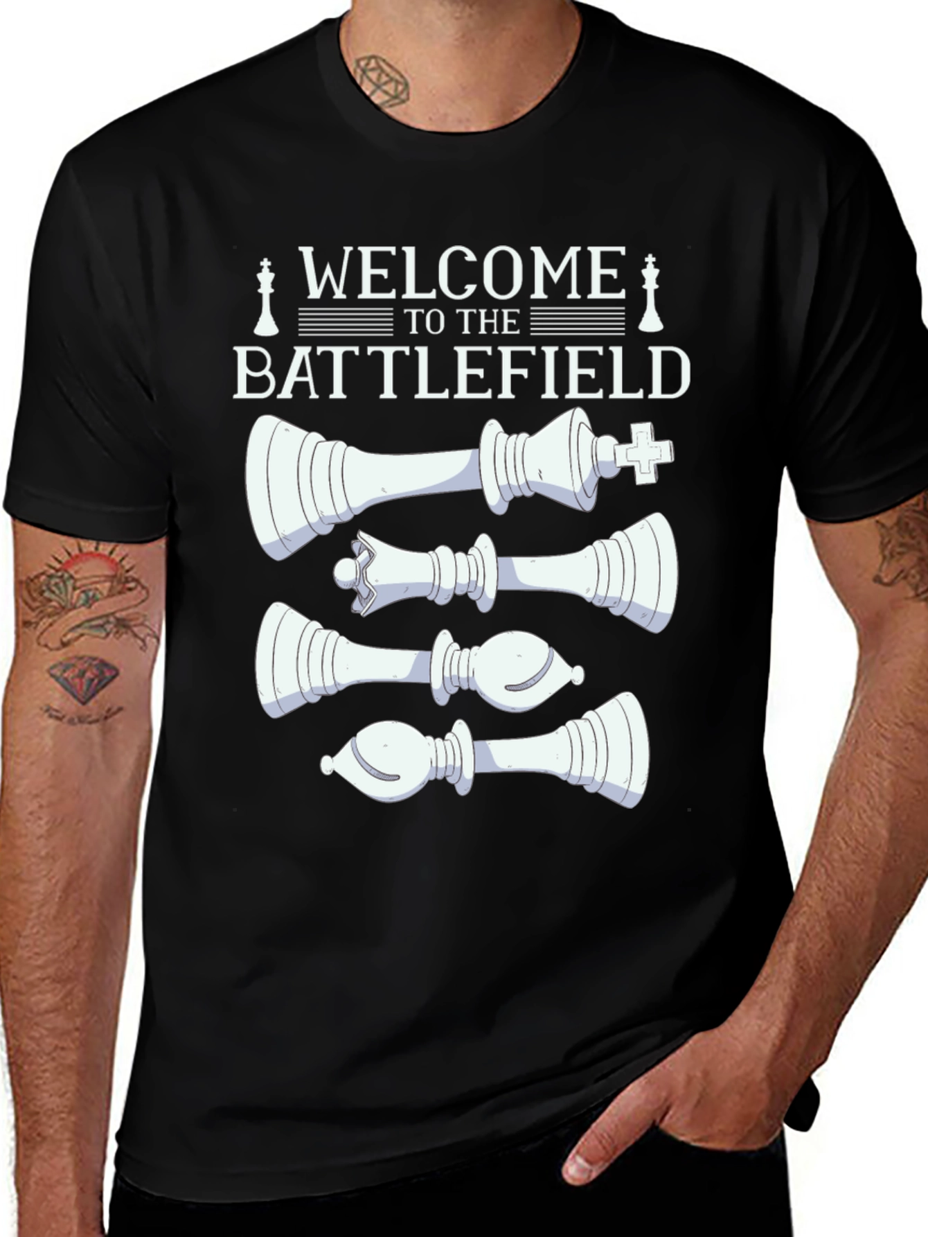 Welcome to the Battlefield Chess T-Shirt