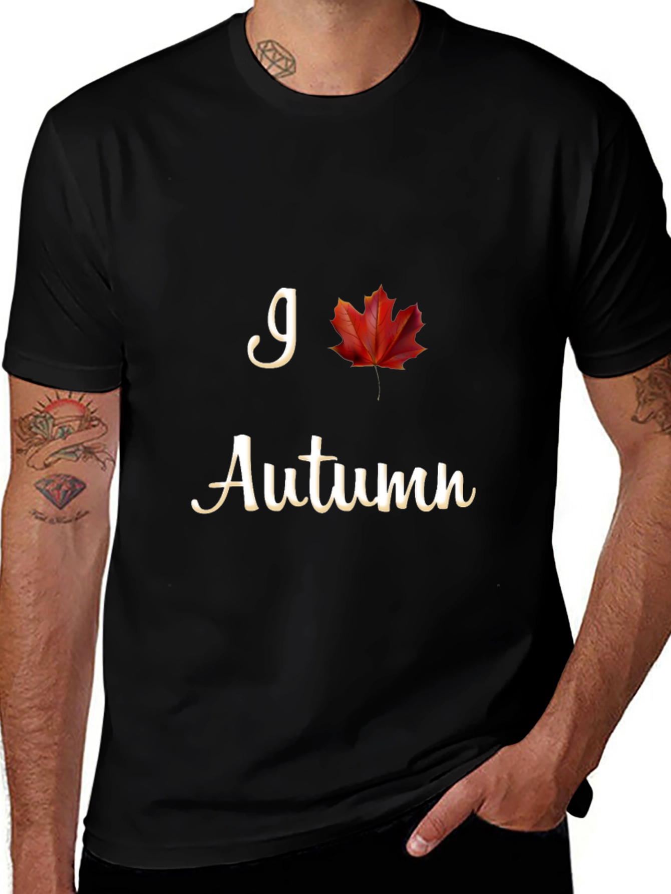 Variant 8 of I Leaf Autumn T-Shirt - Unisex Fall Fashion