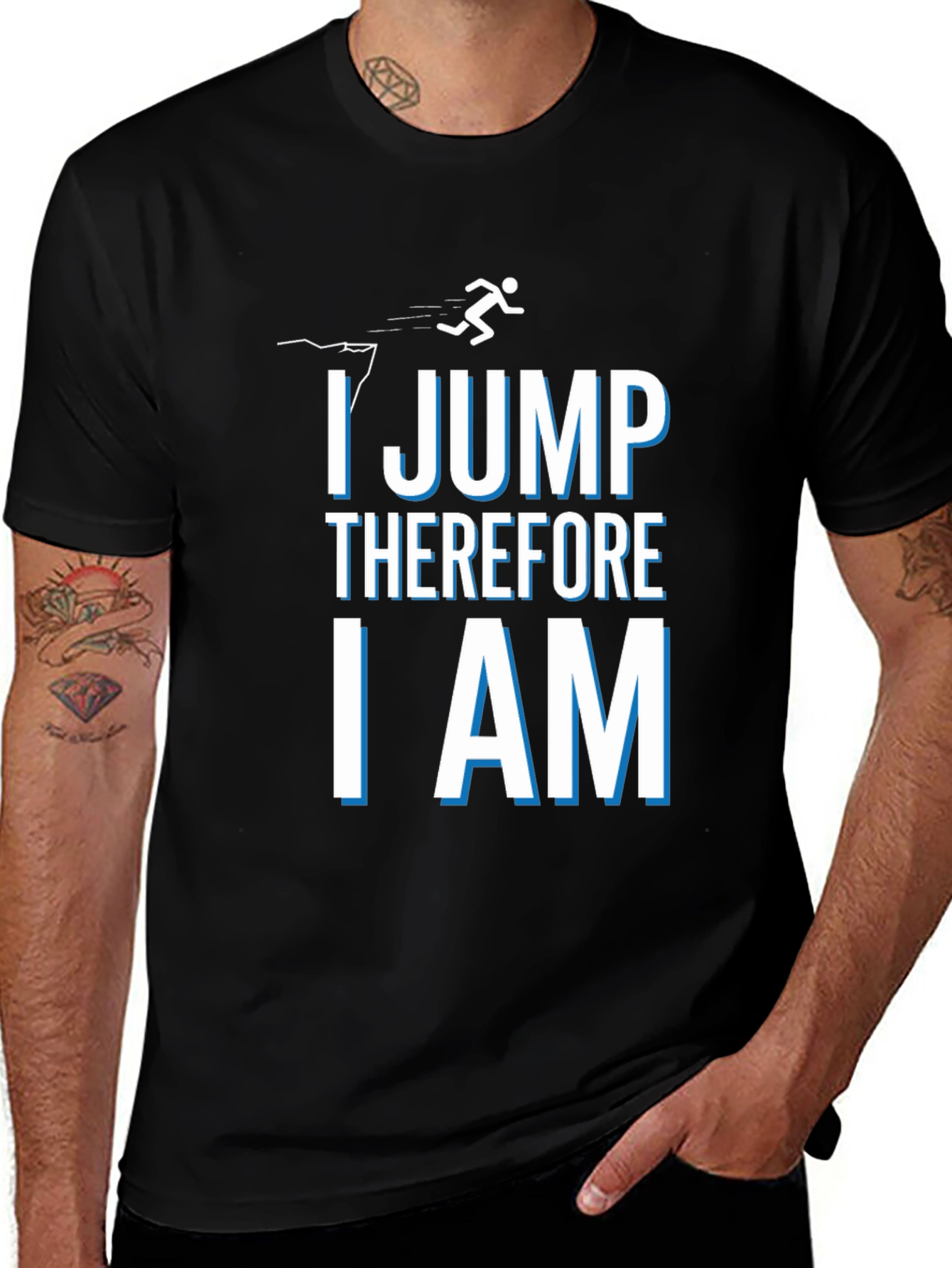 Variant 15 of I Jump Therefore I Am T-Shirt